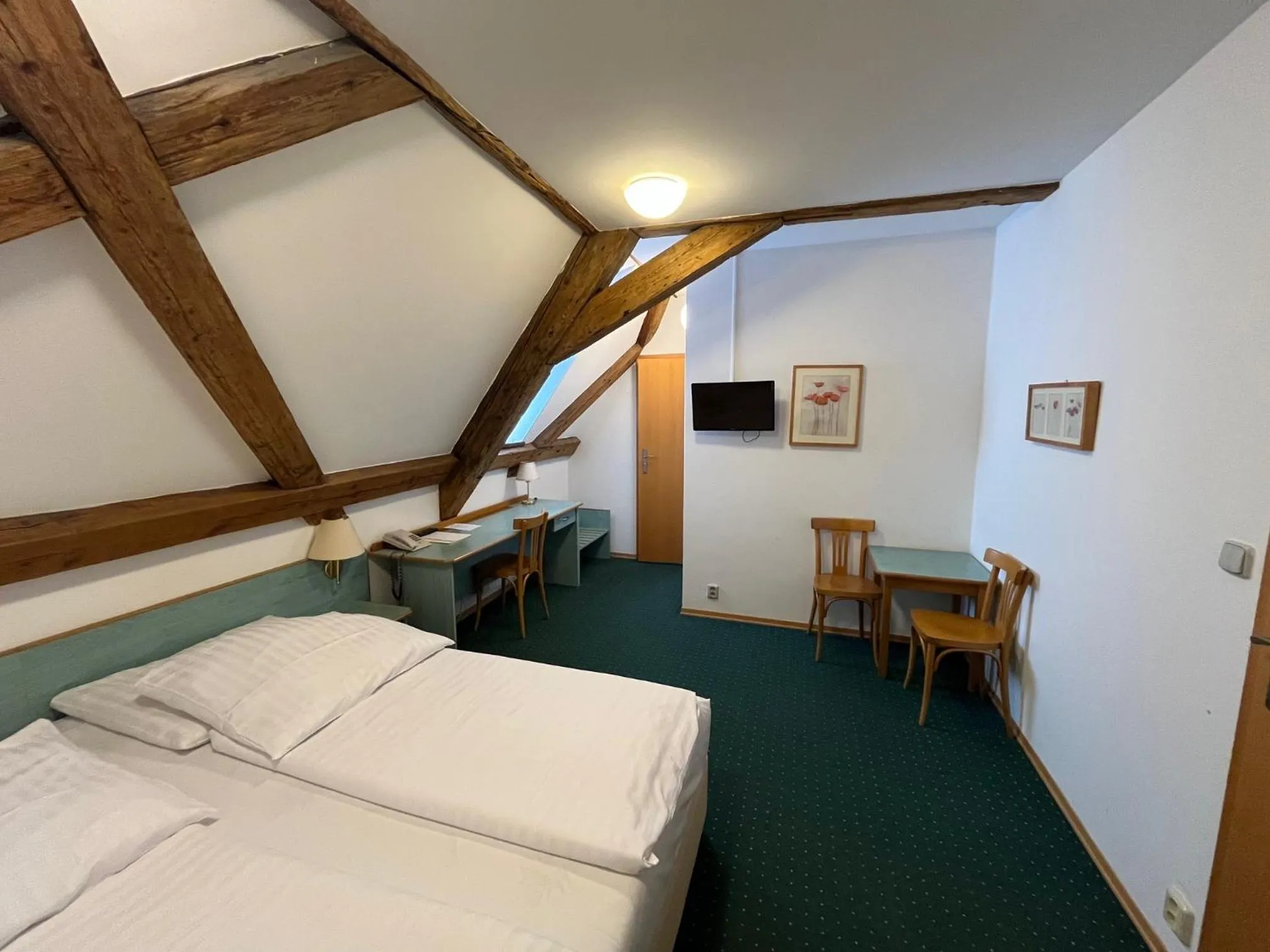 Photo of the whole room, Bed in Adalbert Ecohotel