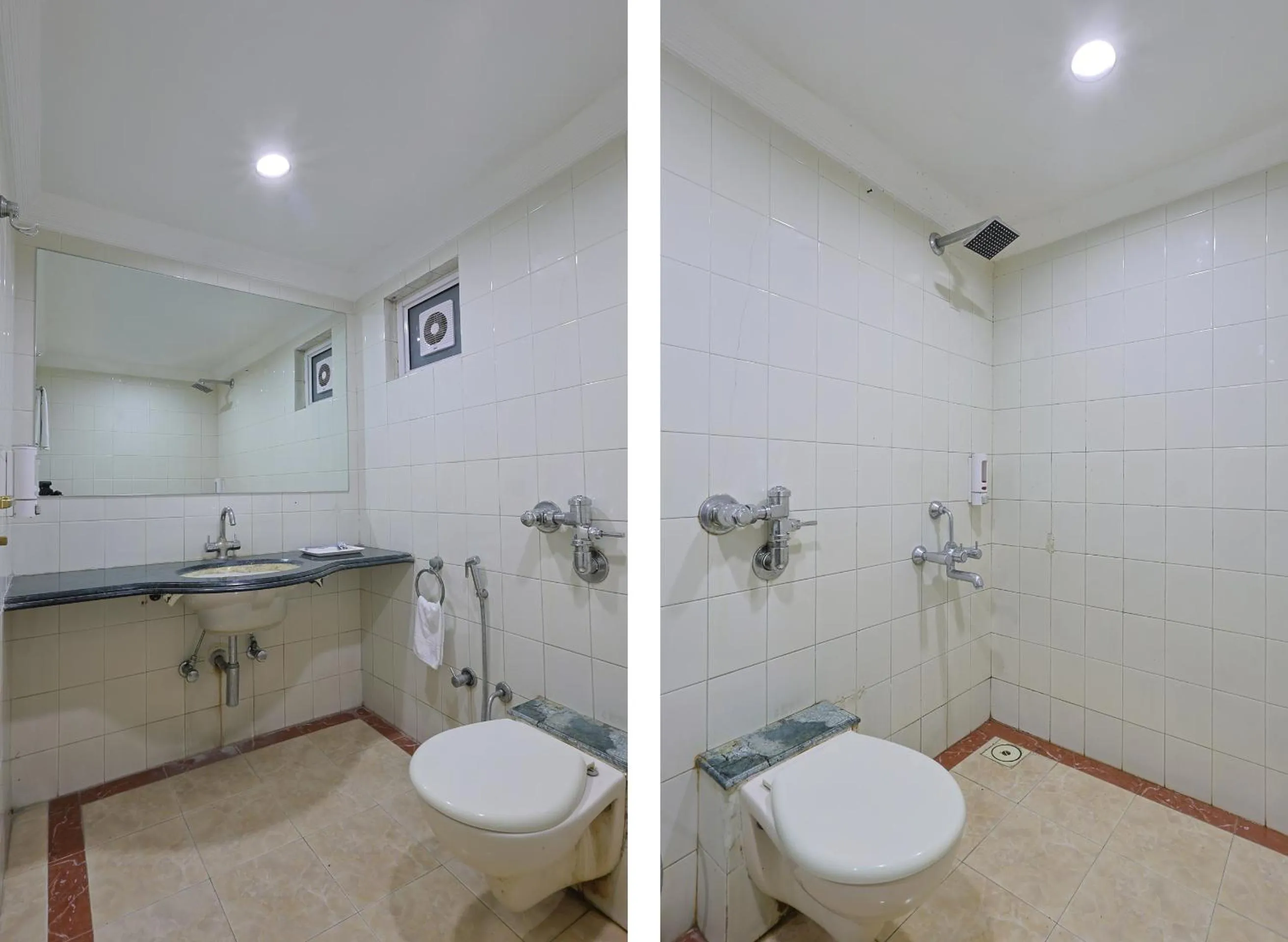 Shower in Hotel Apex