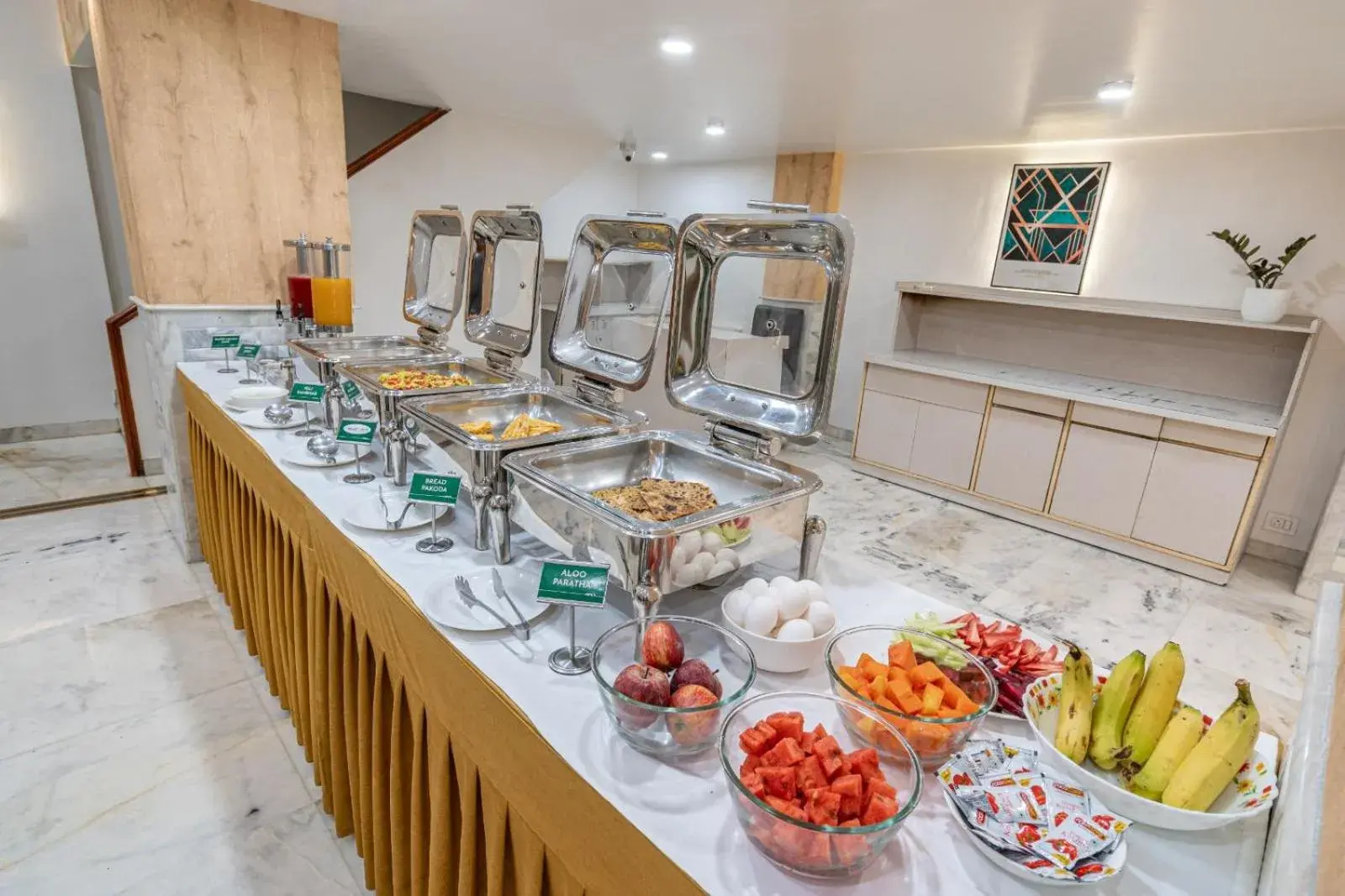 Buffet breakfast in Hotel Apex Buffet breakfast in Hotel Apex