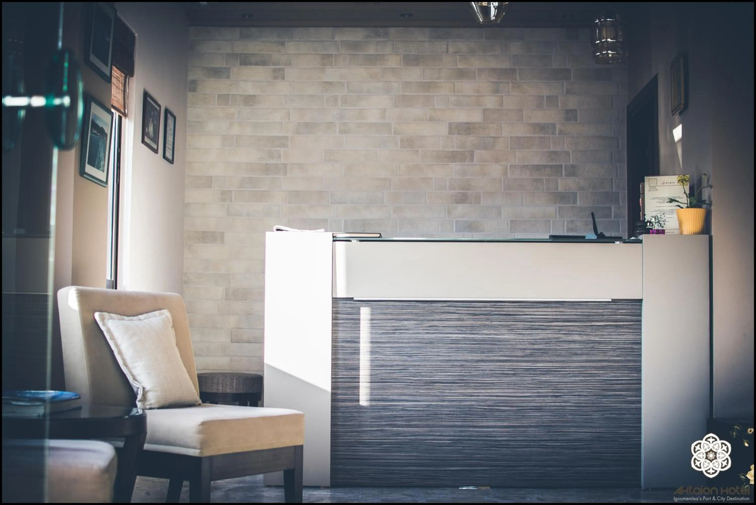 Lobby or reception in Aktaion Hotel