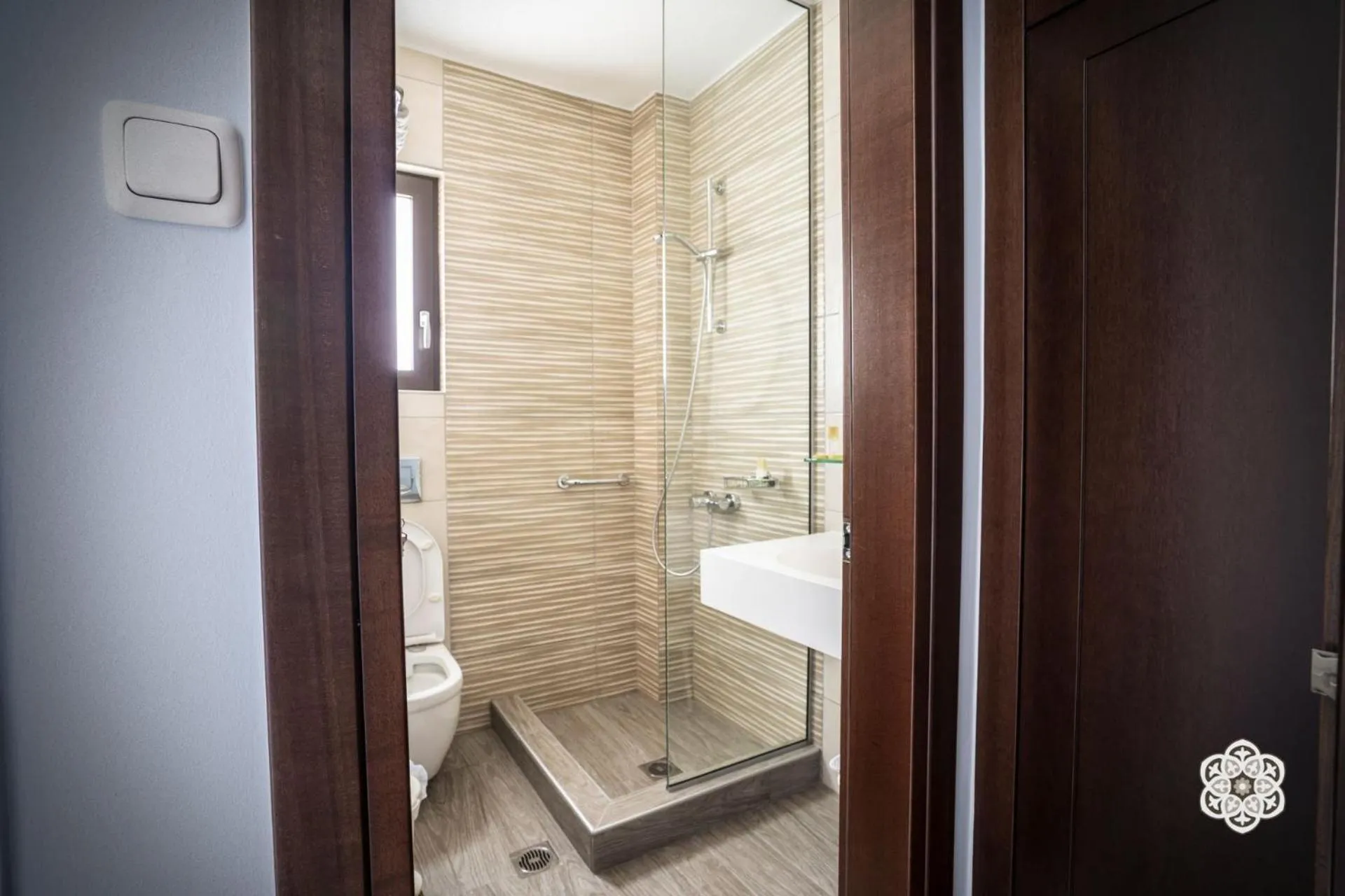 Toilet in Aktaion Hotel