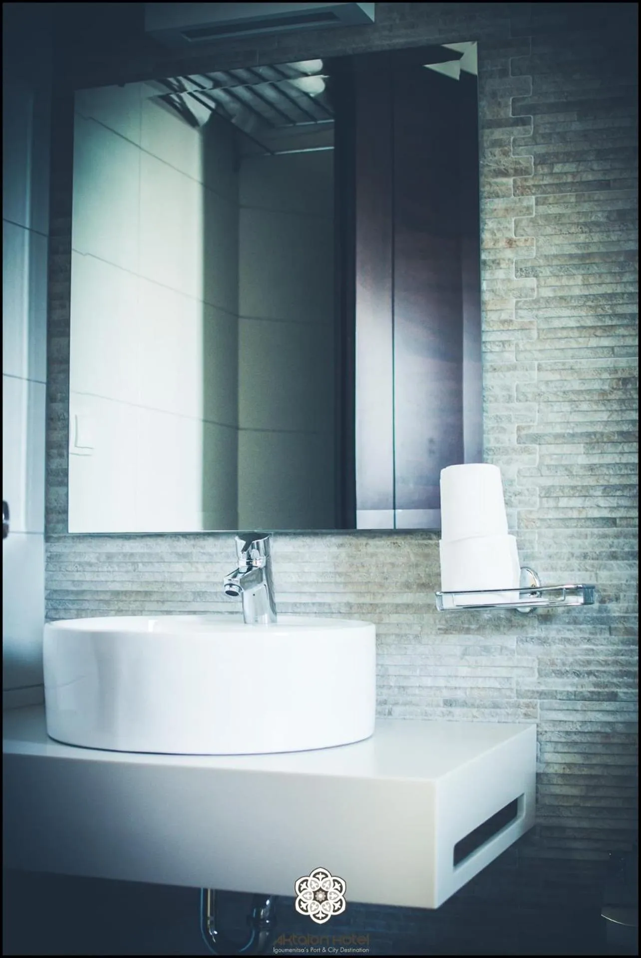 Bathroom in Aktaion Hotel