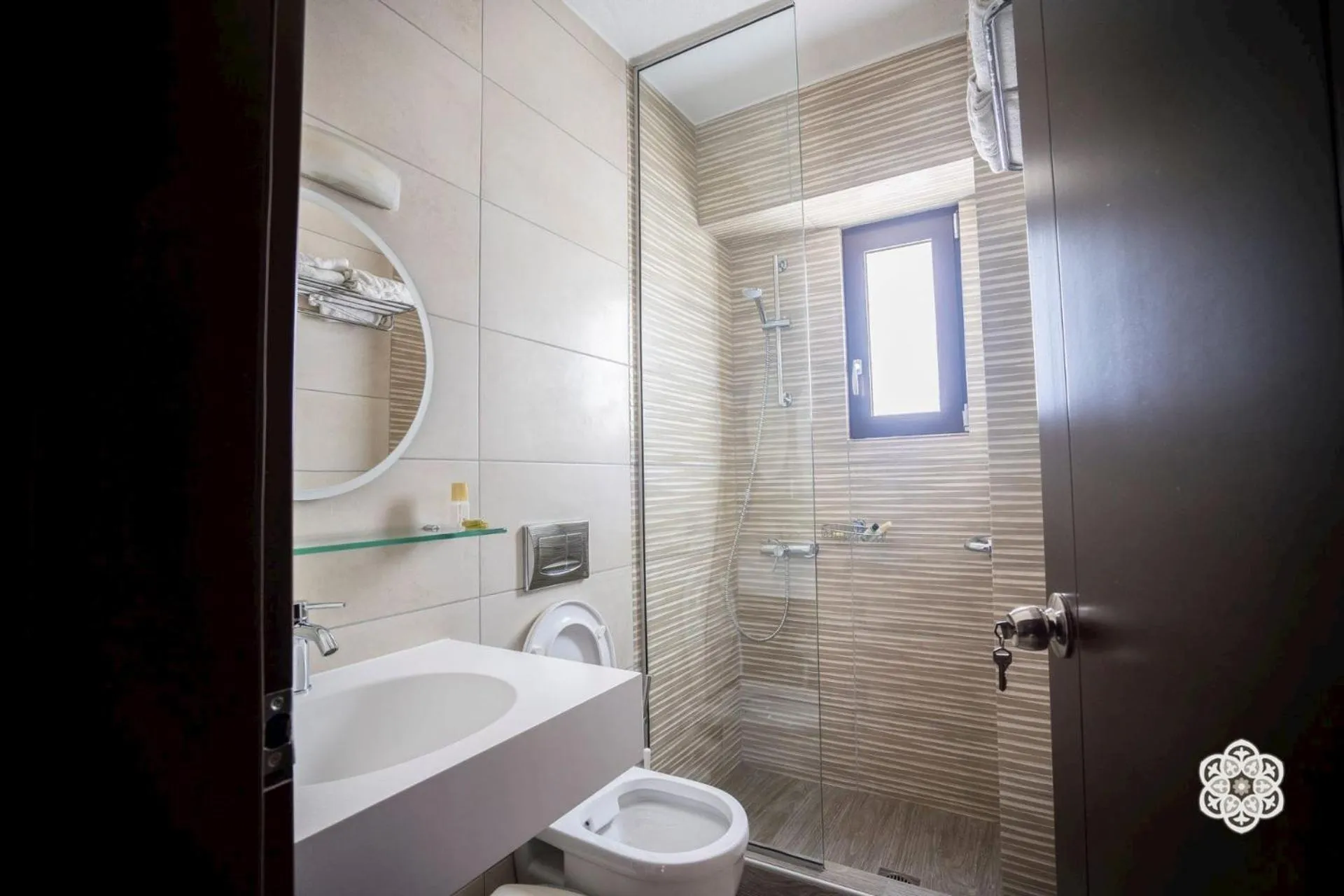 Bathroom in Aktaion Hotel