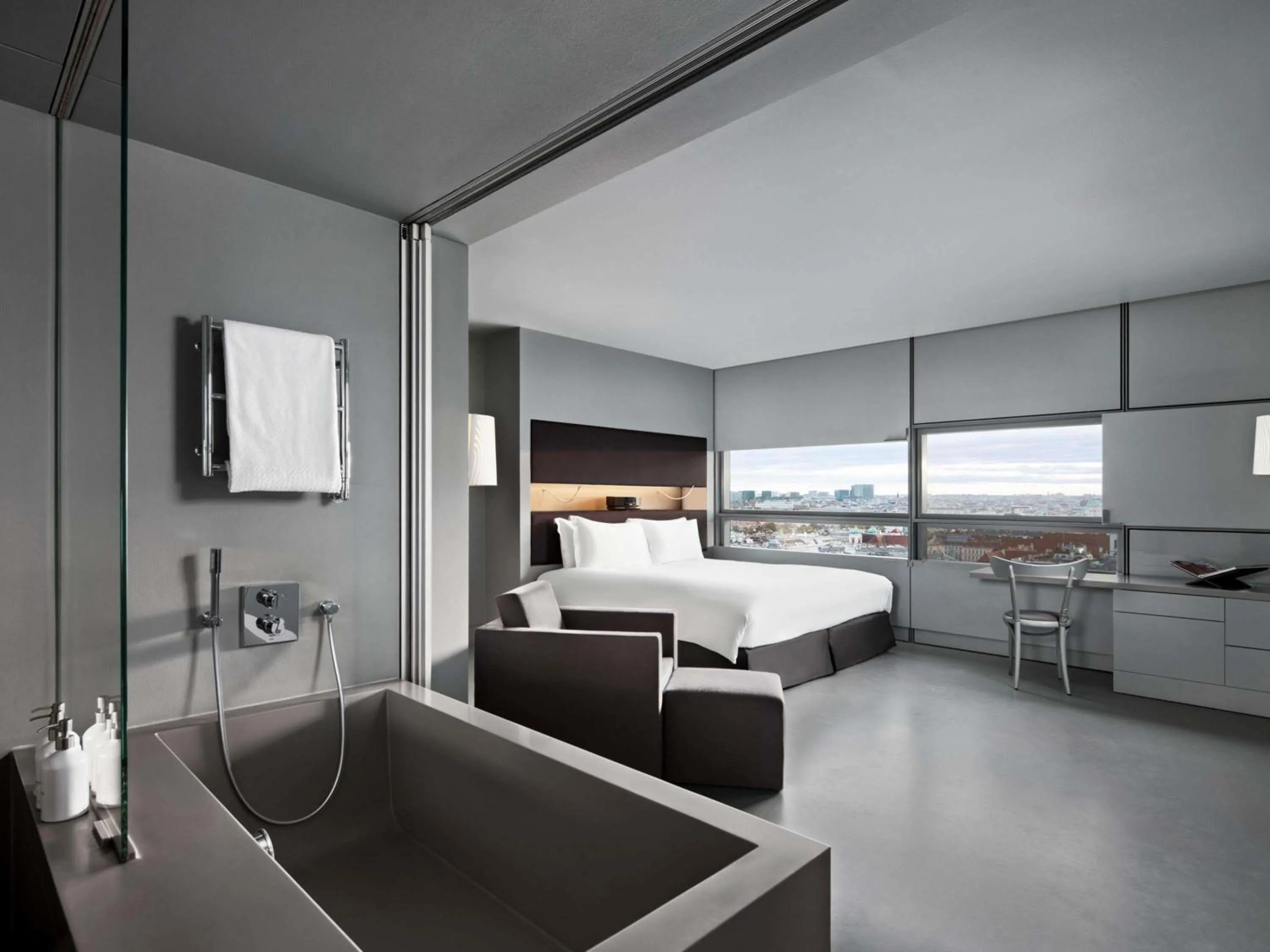 Bathroom, Bed in SO/ Vienna