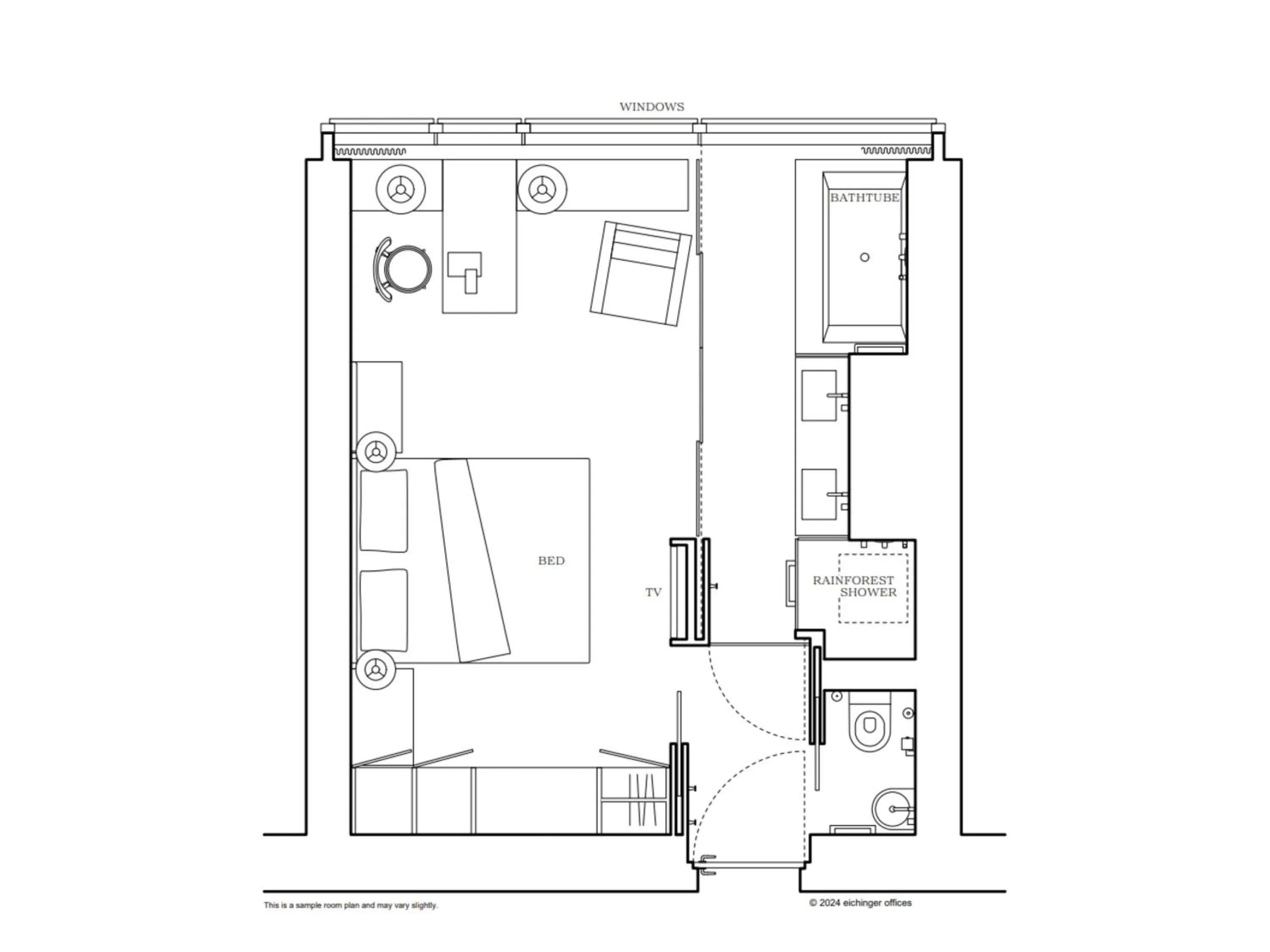 Bedroom in SO/ Vienna