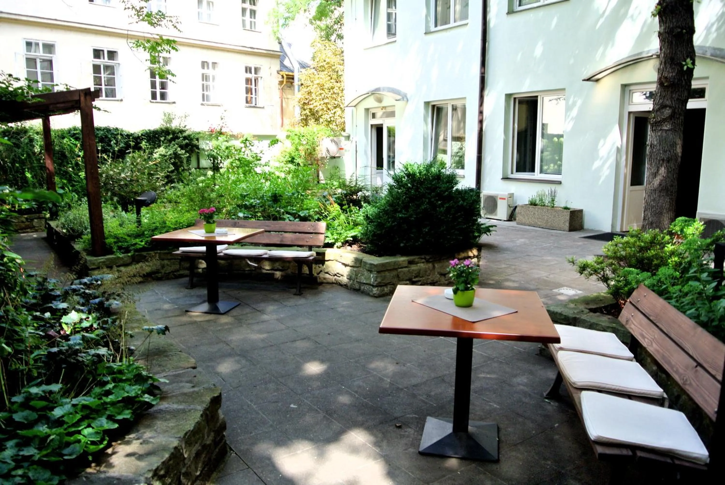 Garden in Hotel Museum