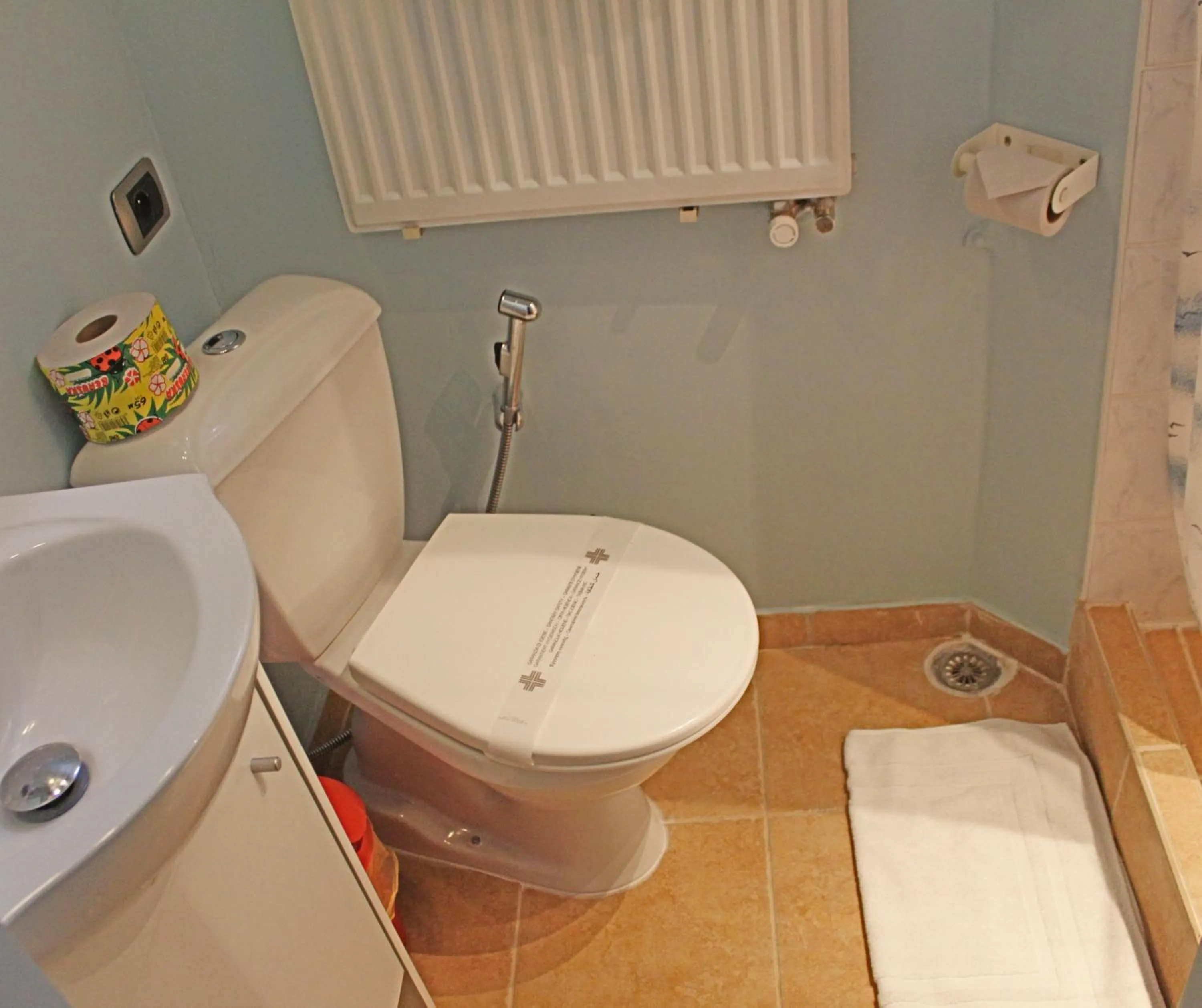 Toilet in Casa Italia Prague