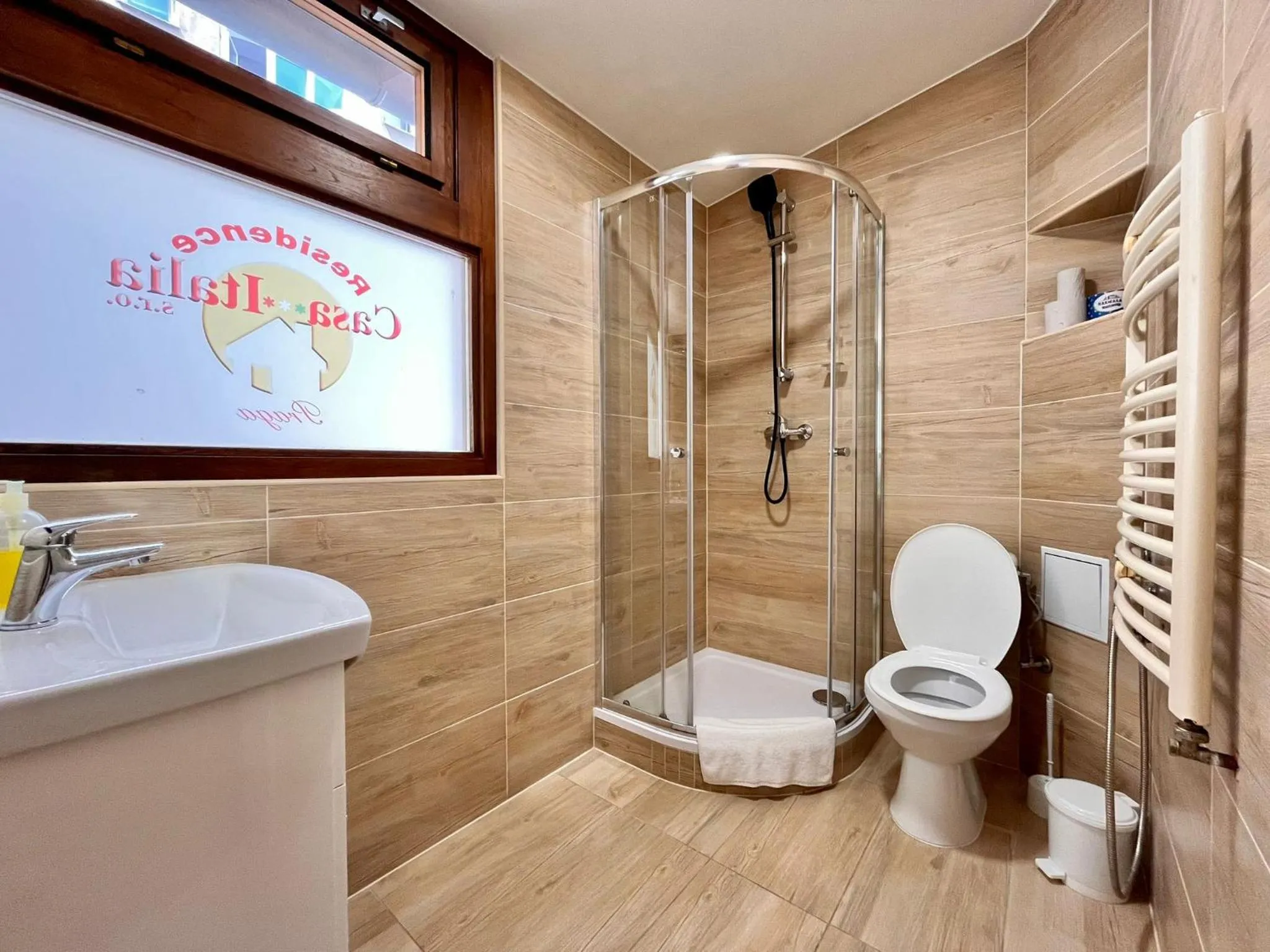 Shower in Casa Italia Prague