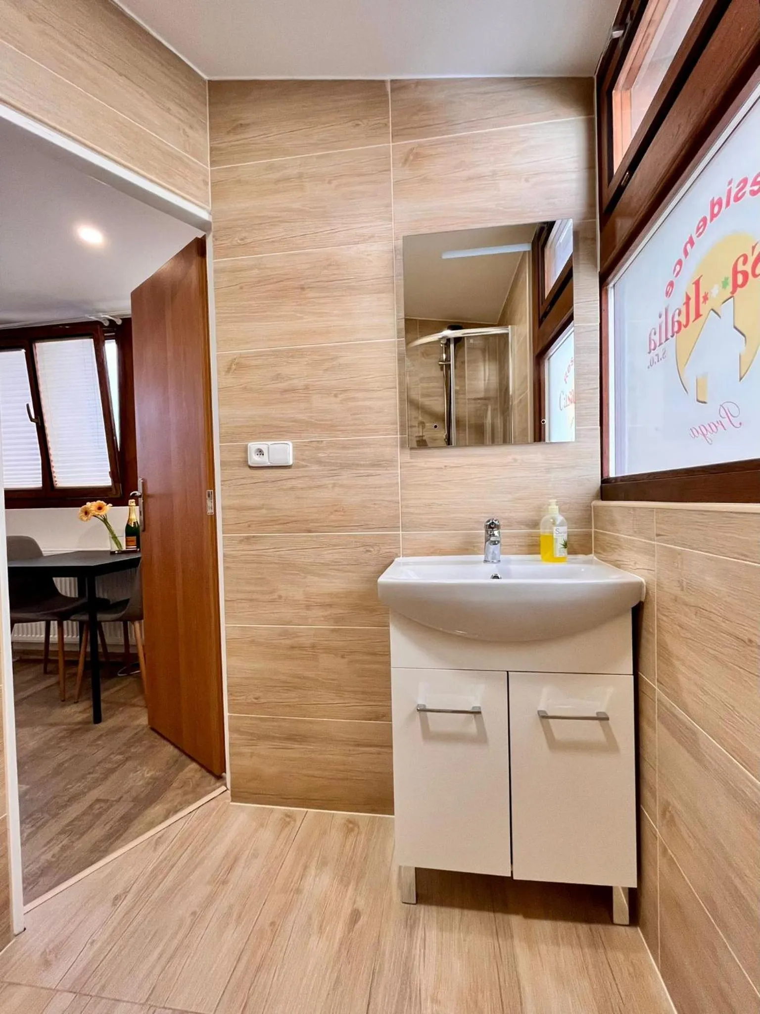 Bathroom in Casa Italia Prague