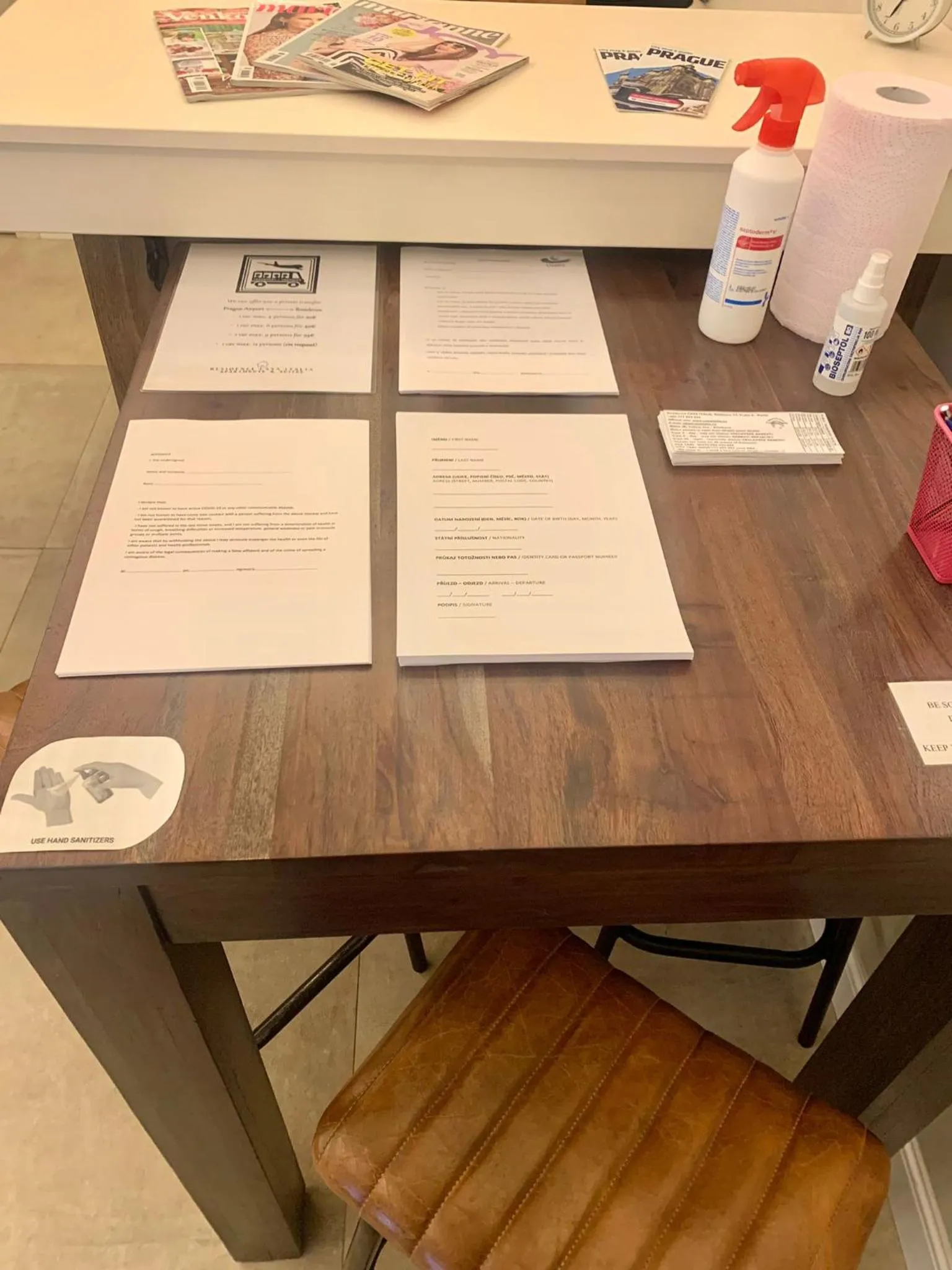 Lobby or reception in Casa Italia Prague