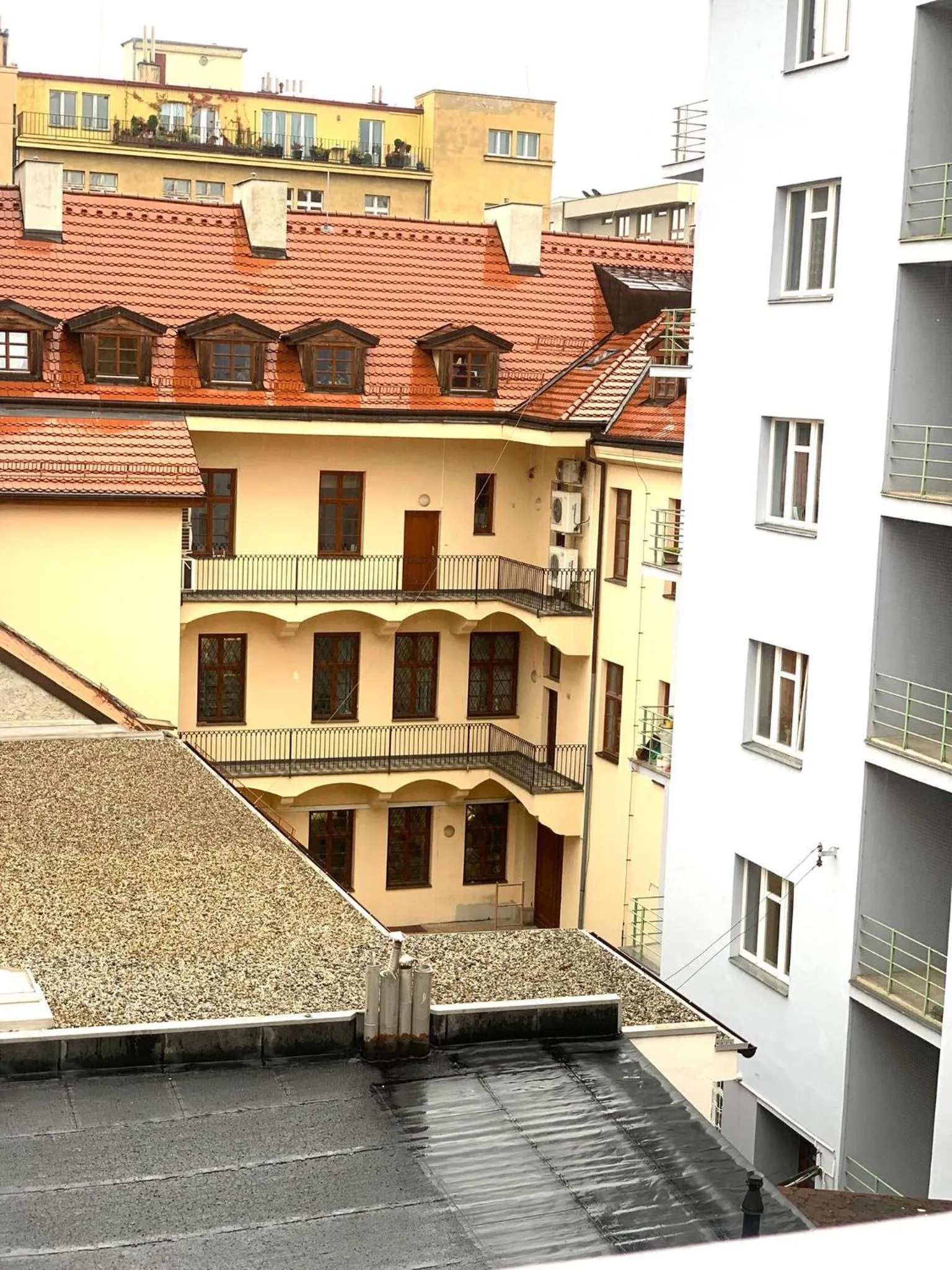 City view in Casa Italia Prague