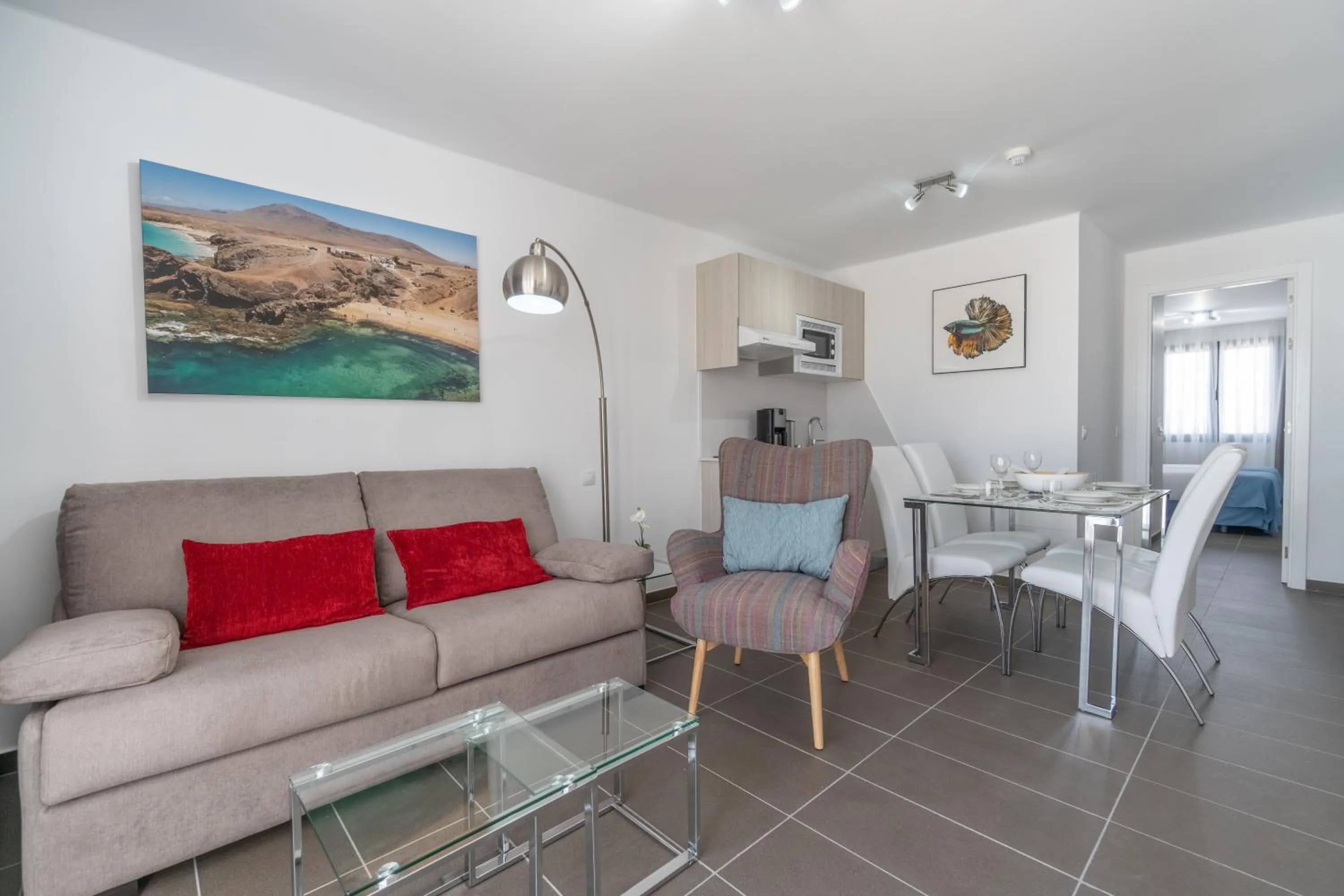 Kitchen or kitchenette in Bitacora Lanzarote Club