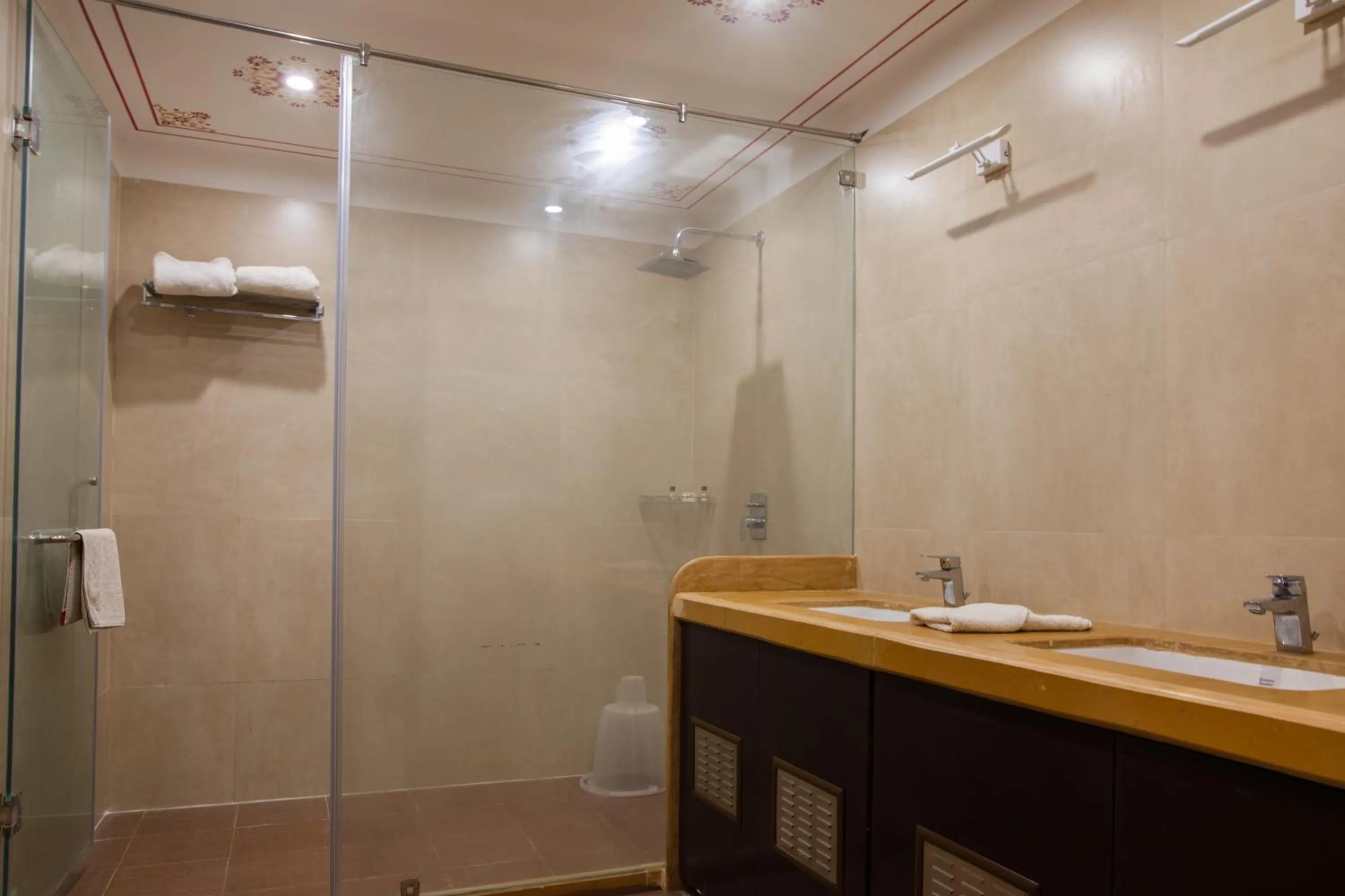 Shower in SKK The Fern An Ecotel Hotel, Jaisalmer