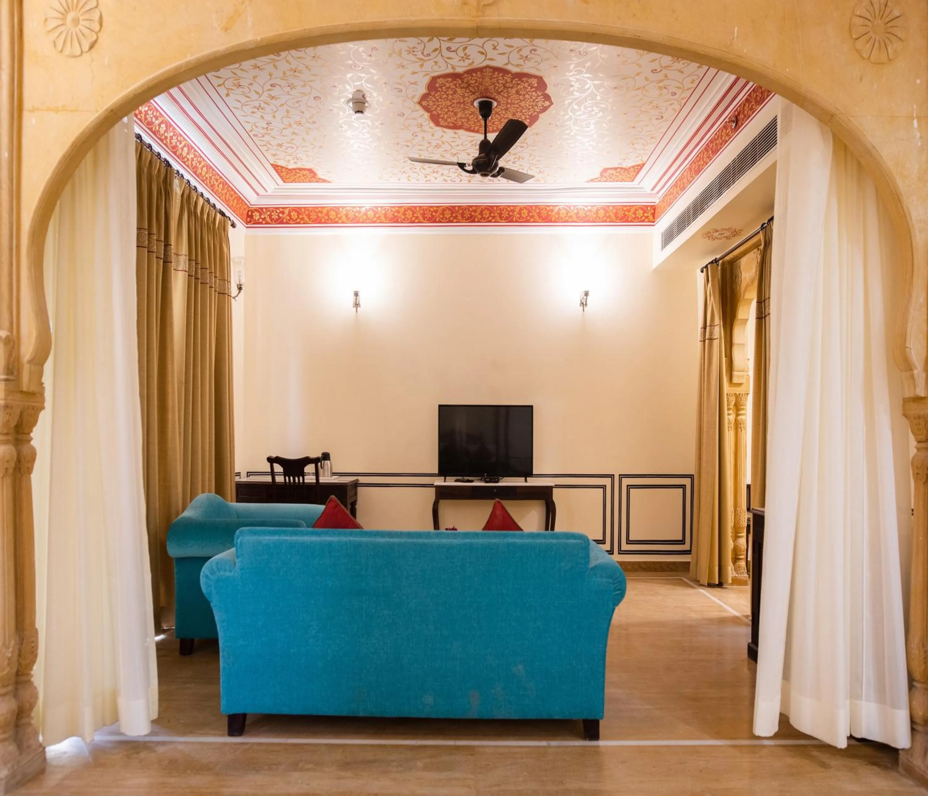 Seating area in SKK The Fern An Ecotel Hotel, Jaisalmer