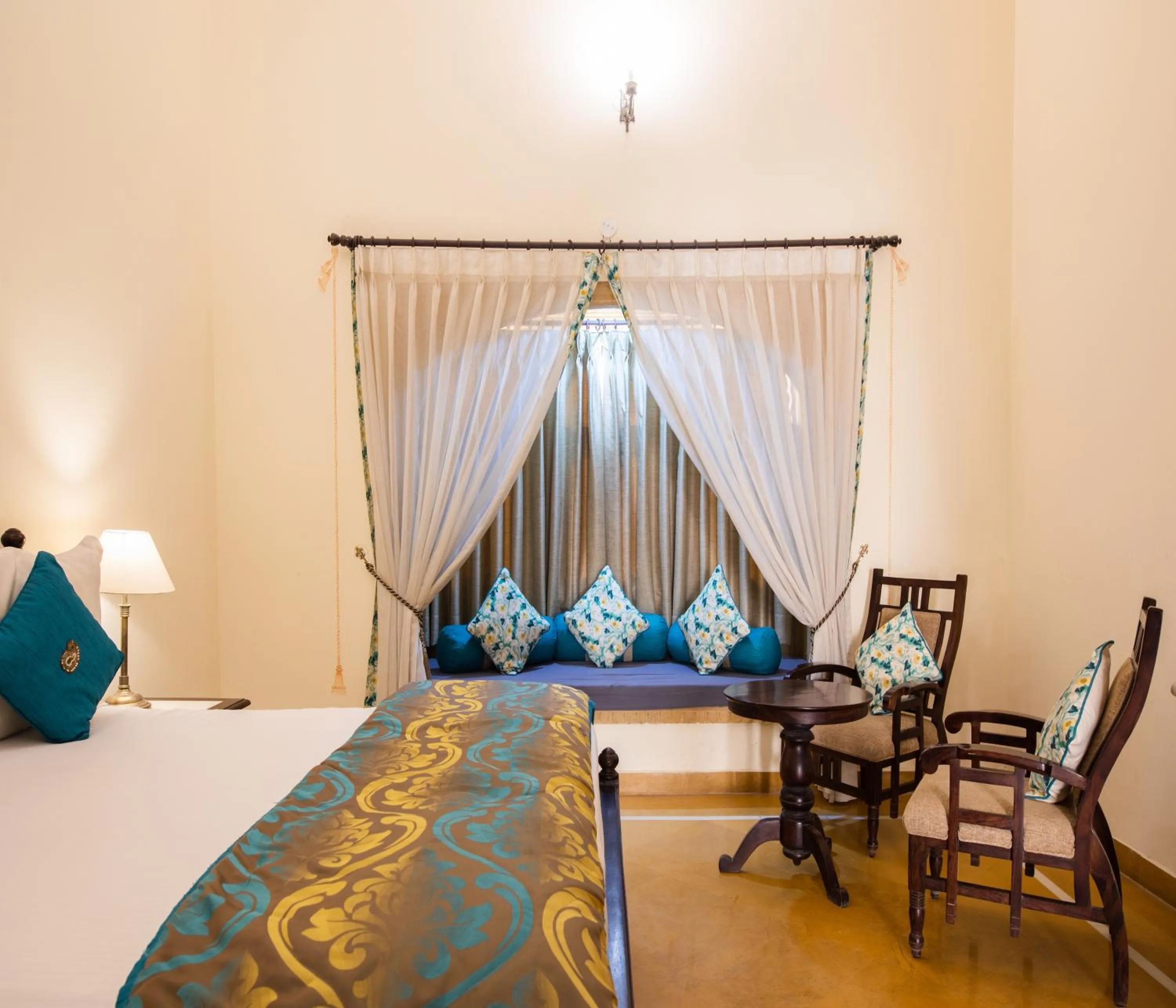 Bed in SKK The Fern An Ecotel Hotel, Jaisalmer