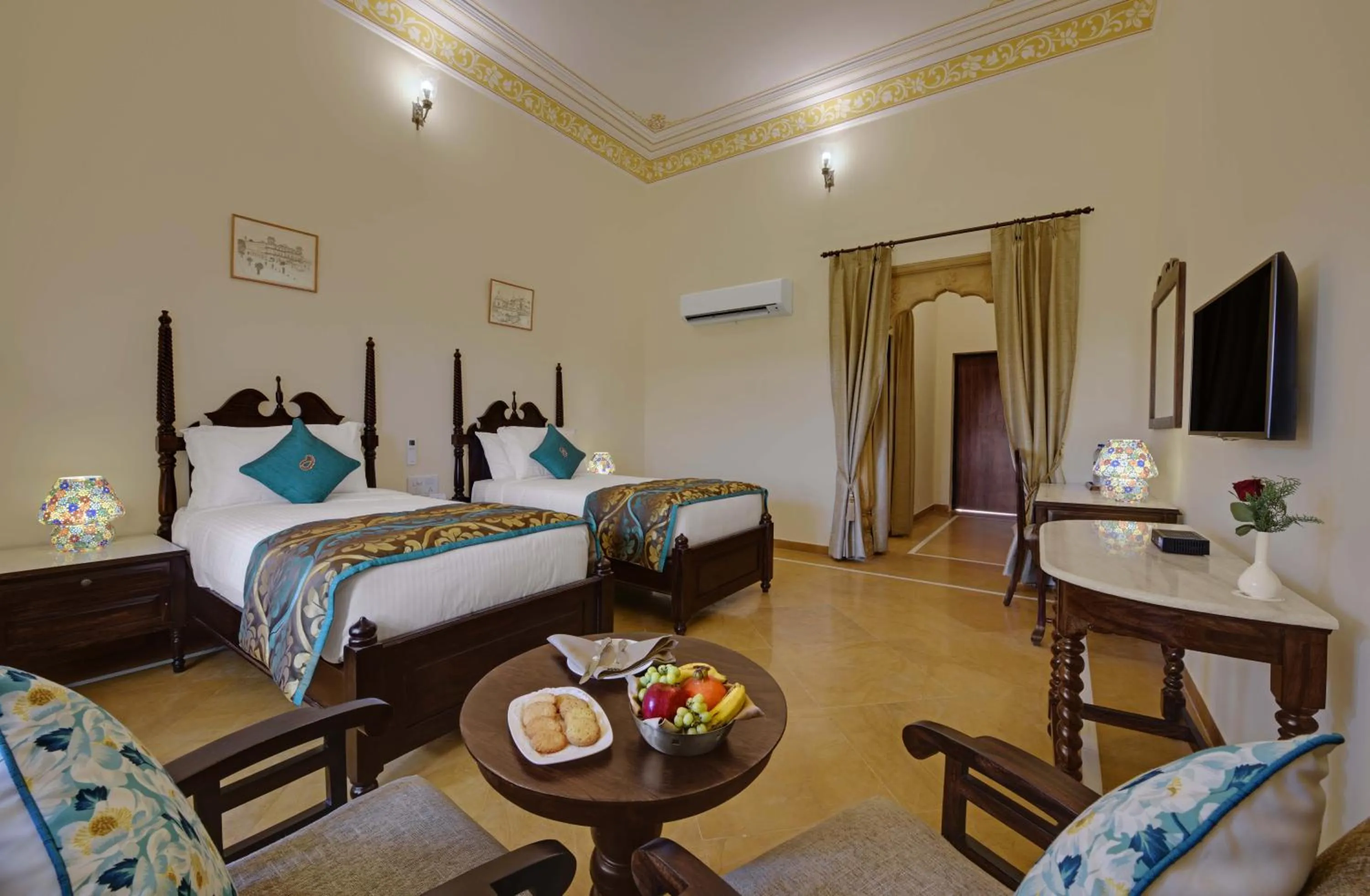 Photo of the whole room, Bed in SKK The Fern An Ecotel Hotel, Jaisalmer