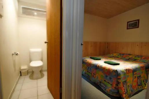 Toilet, Bed in Mallacoota Log cabins