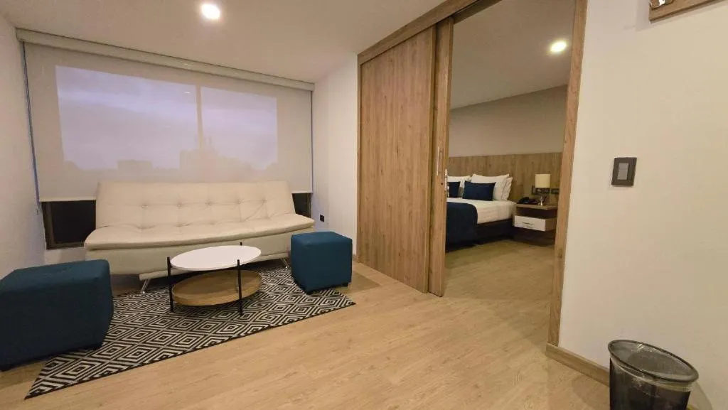 Living room, Bed in Hotel Confort 80 Zona Rosa By Hoteles Confort80