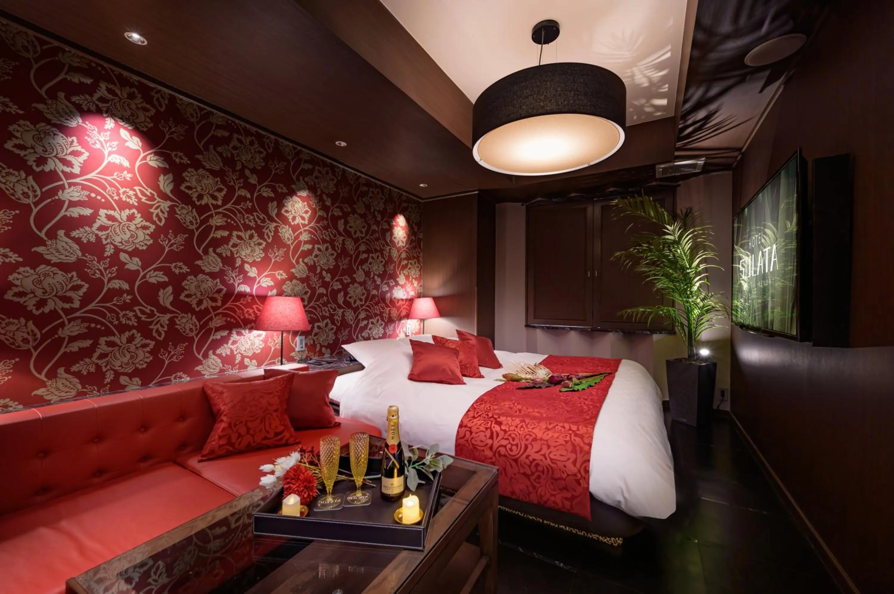 Bedroom, Bed in HOTEL SULATA GIFU HASHIMA (Adult Only)