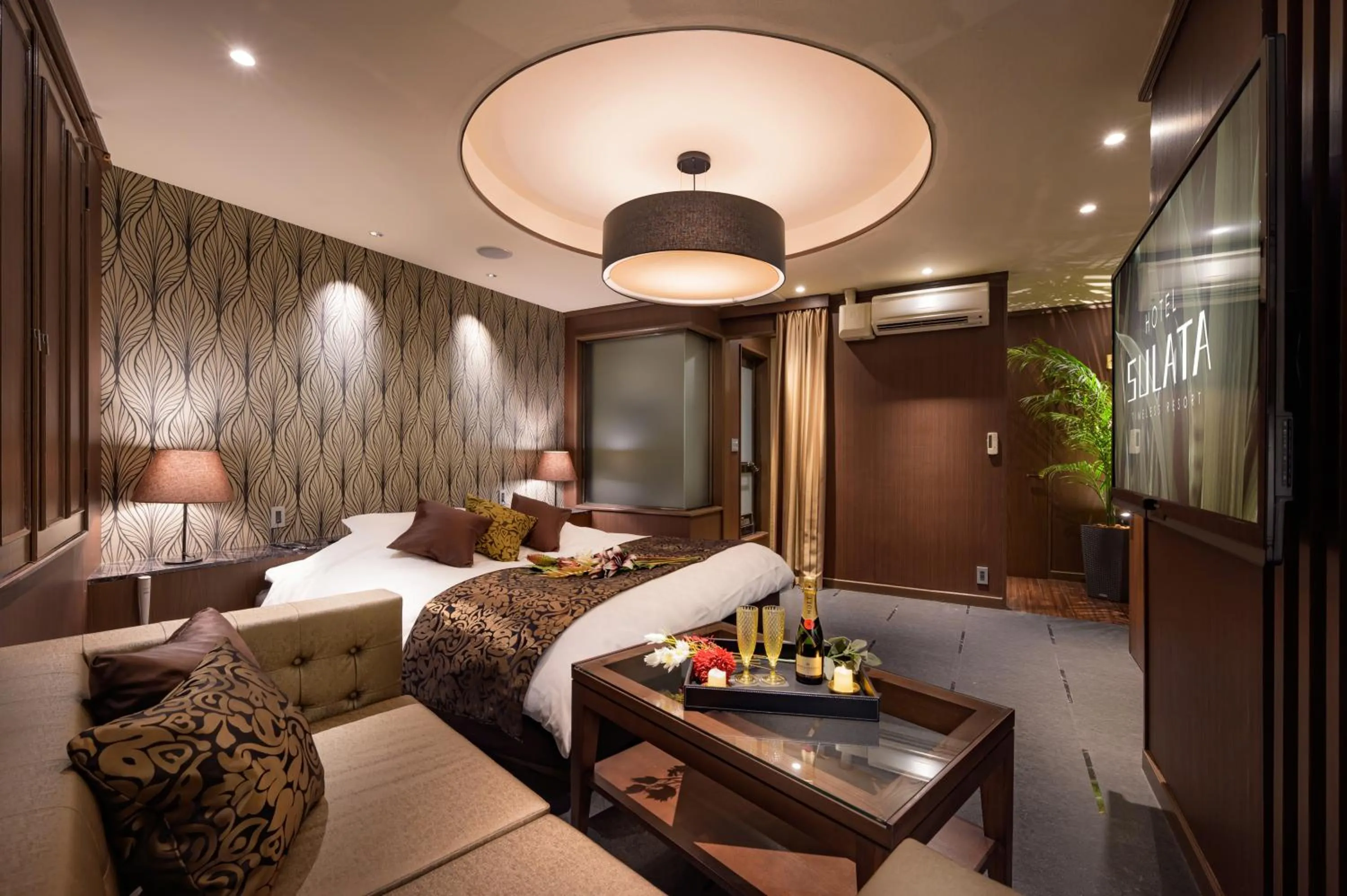 Bedroom, Bed in HOTEL SULATA GIFU HASHIMA (Adult Only)