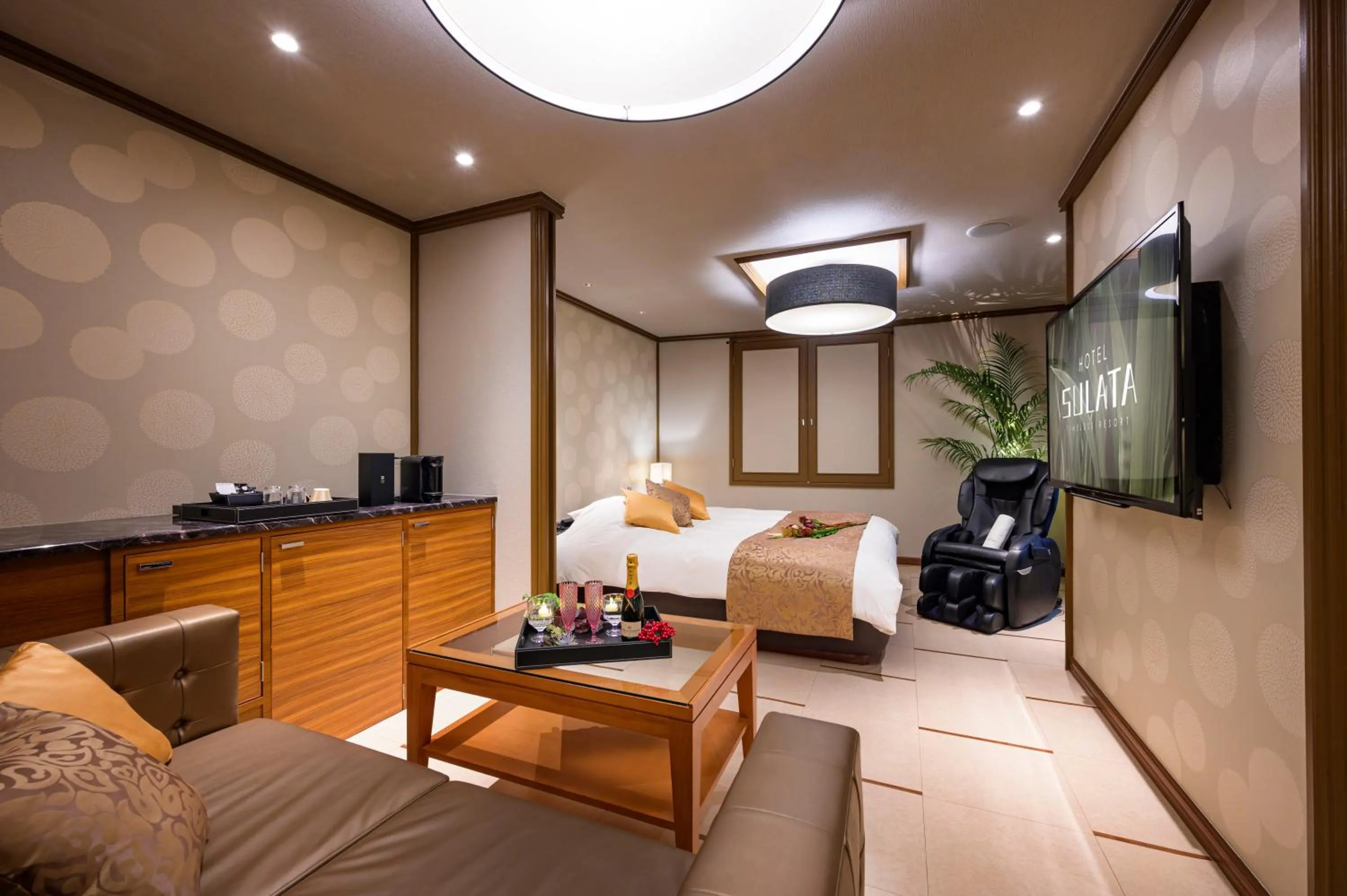 Bedroom in HOTEL SULATA GIFU HASHIMA (Adult Only)