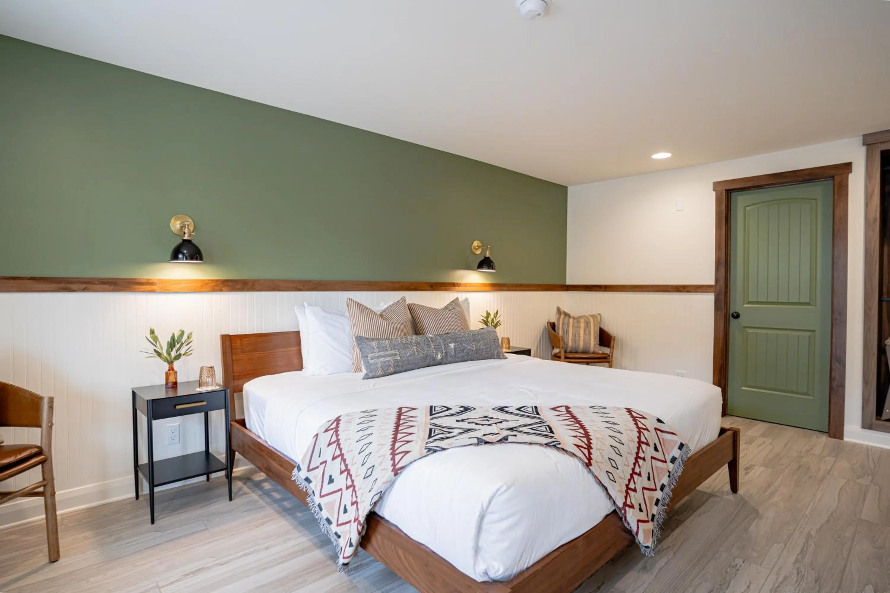 Bed in Petty Ranch Inn