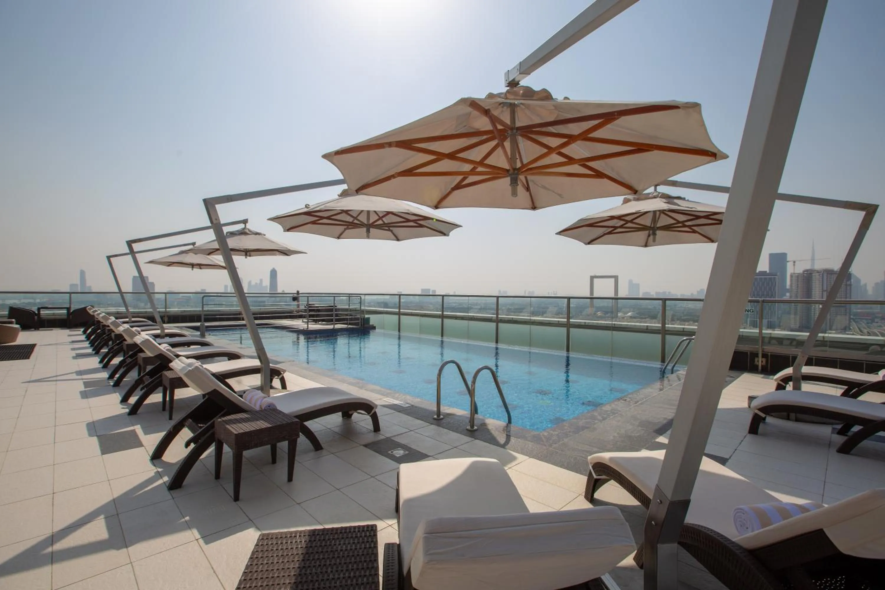 Pool view in Park Regis Kris Kin Hotel