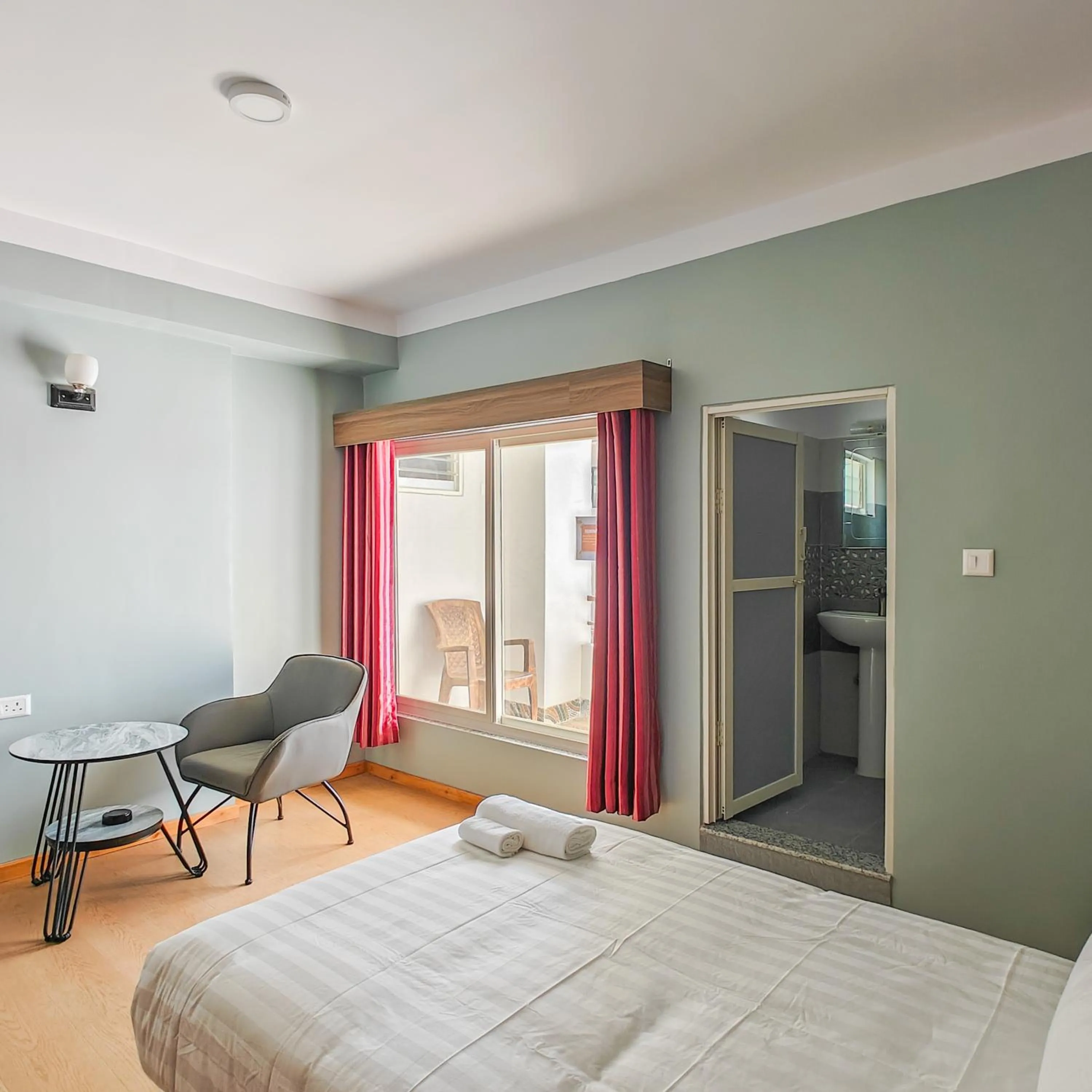 Bed in Boudha Apart Hotel