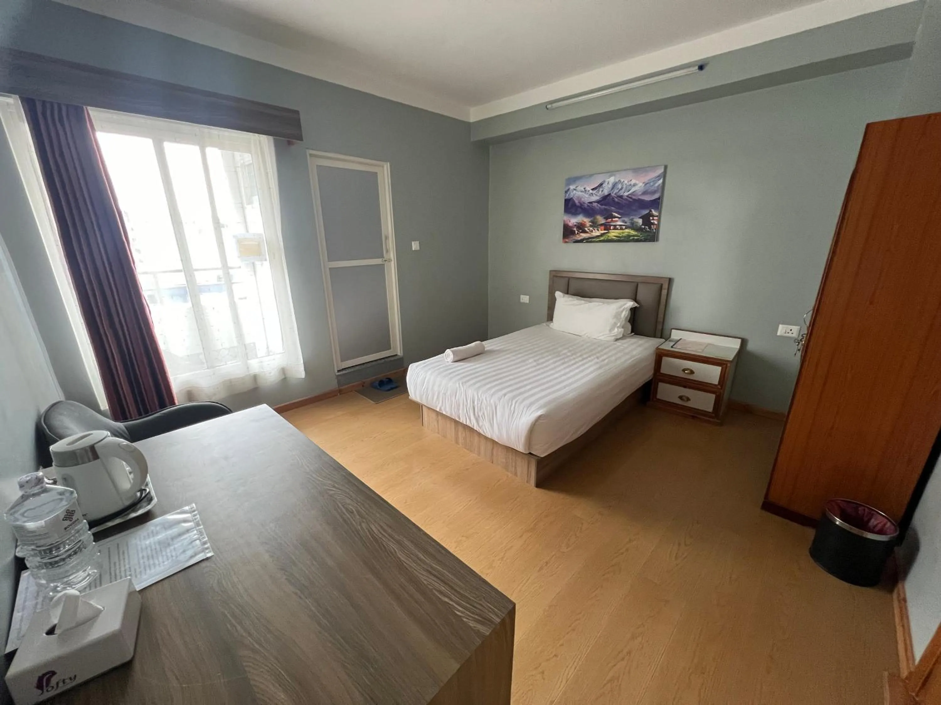 Bed in Boudha Apart Hotel