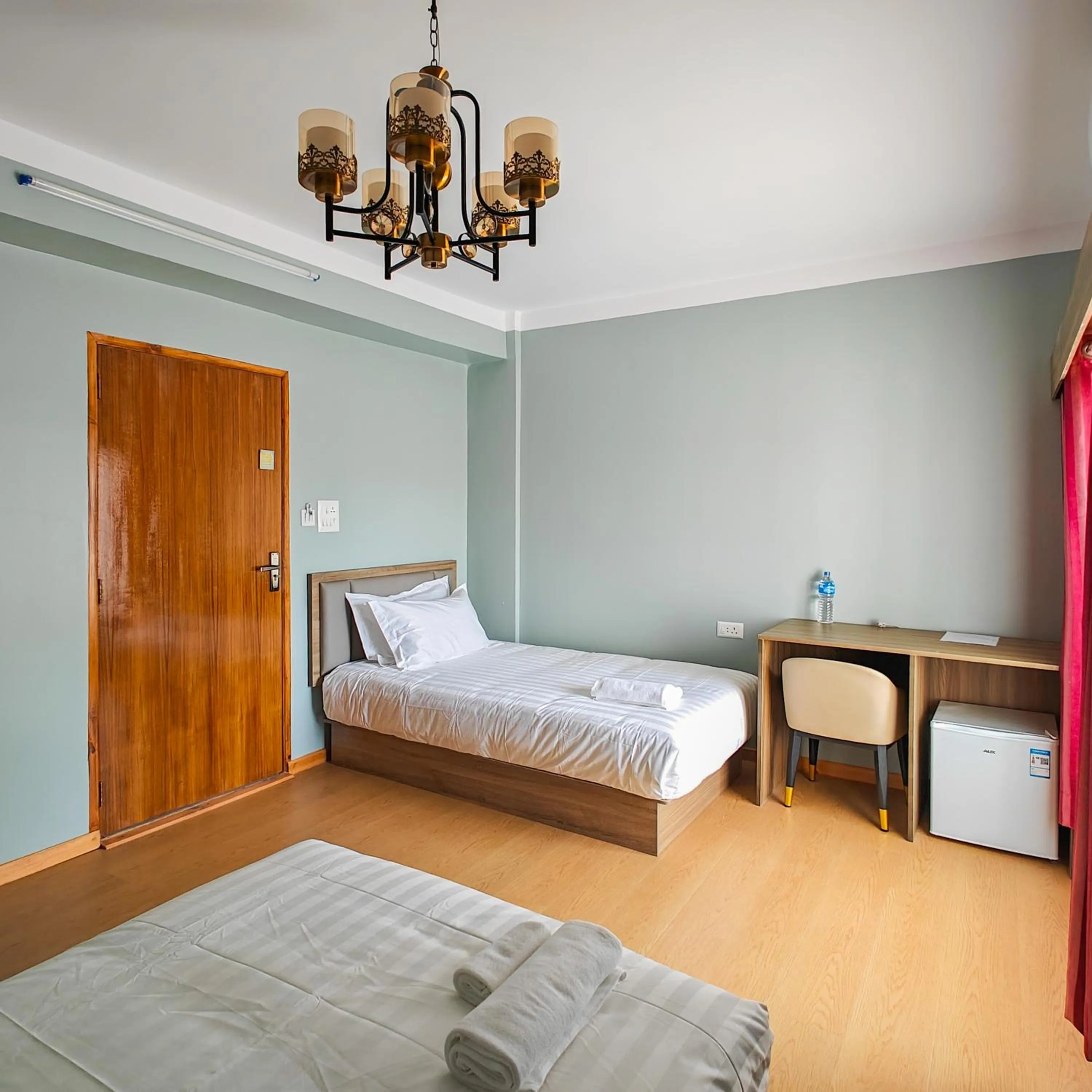 Bed in Boudha Apart Hotel