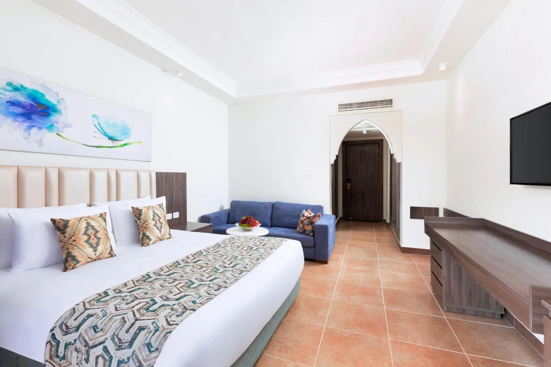 Bed in Pickalbatros Palace - Aqua Park Hurghada