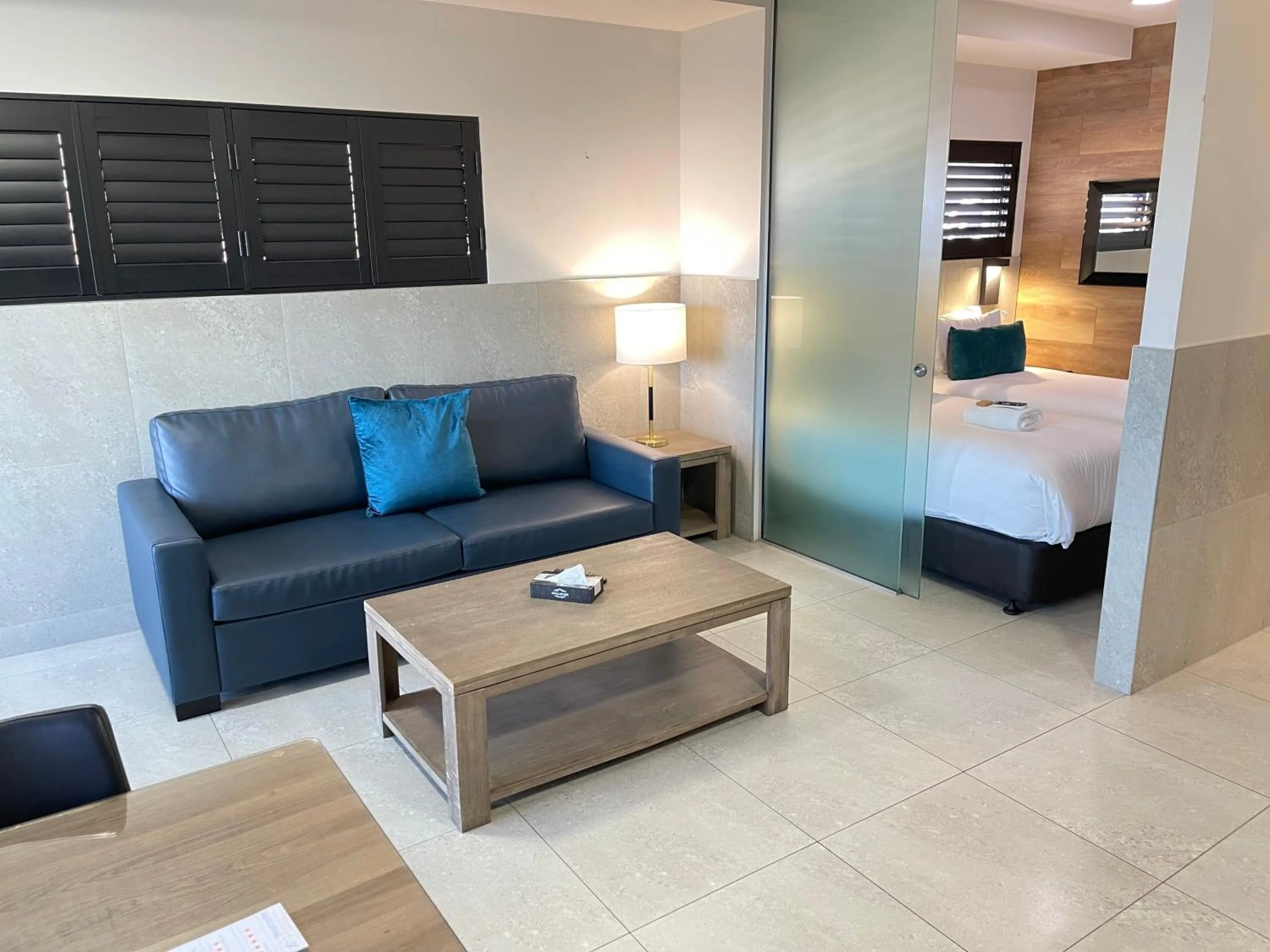 Bed in Honeysuckle Executive Apartments