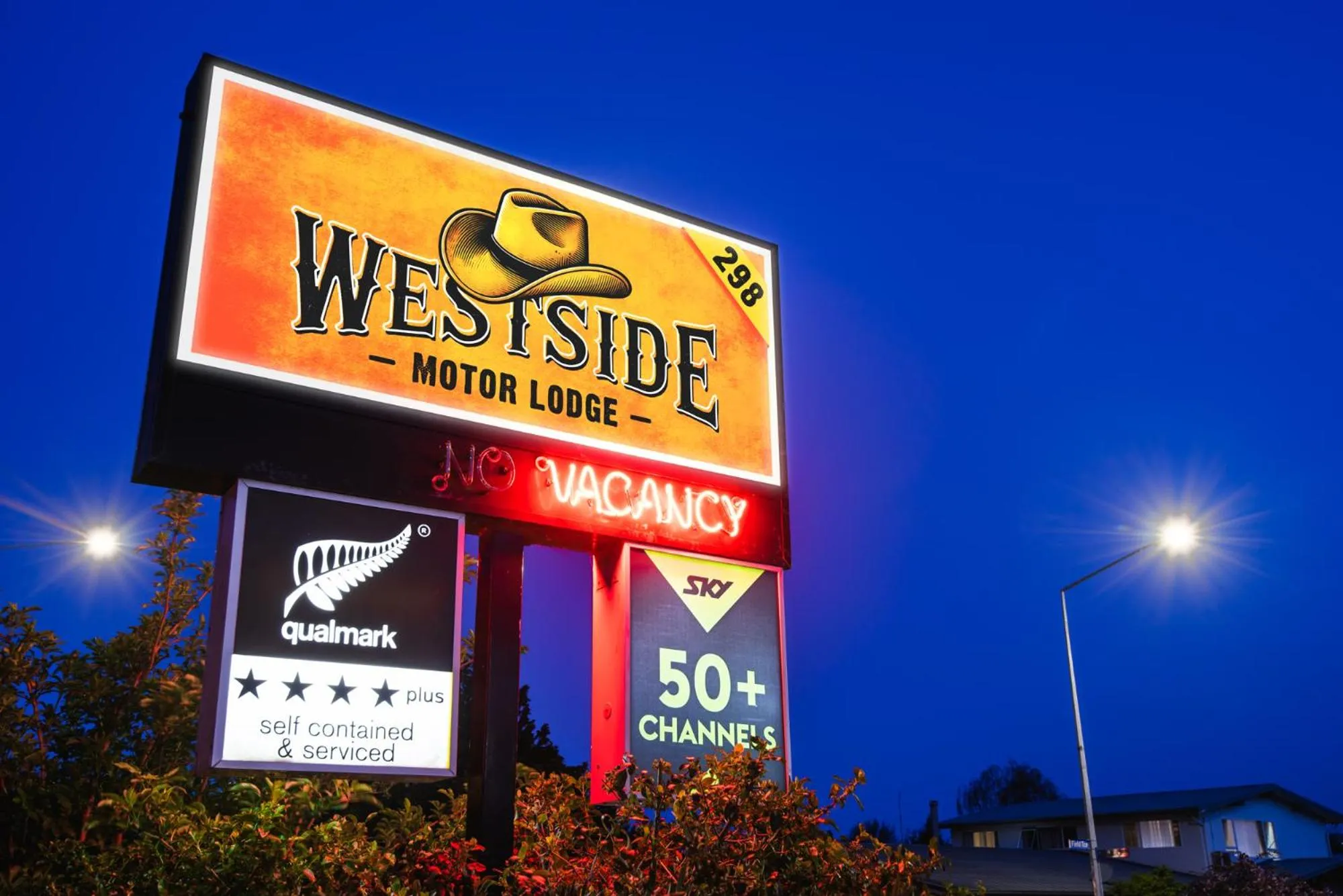 Night in 298 Westside Motor Lodge