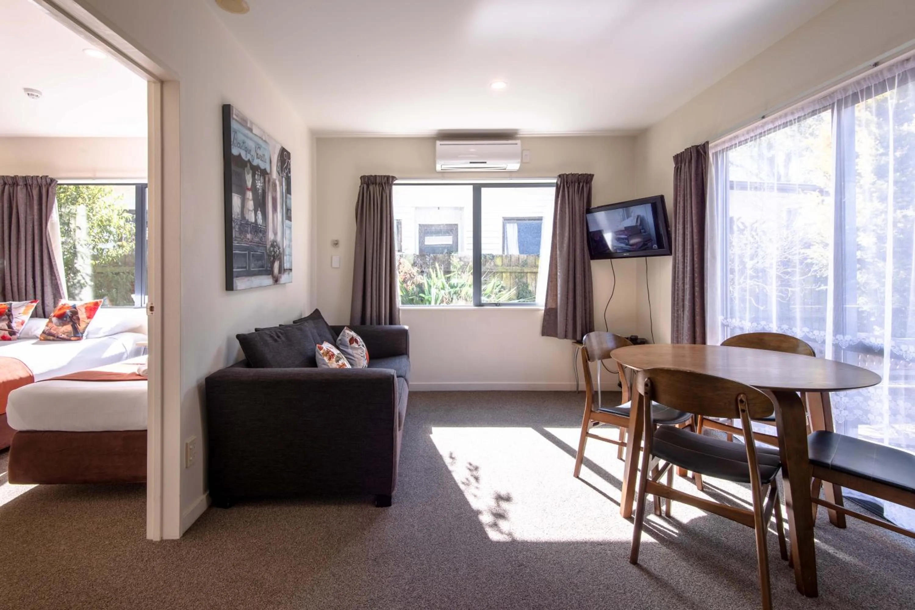 Bed in 298 Westside Motor Lodge