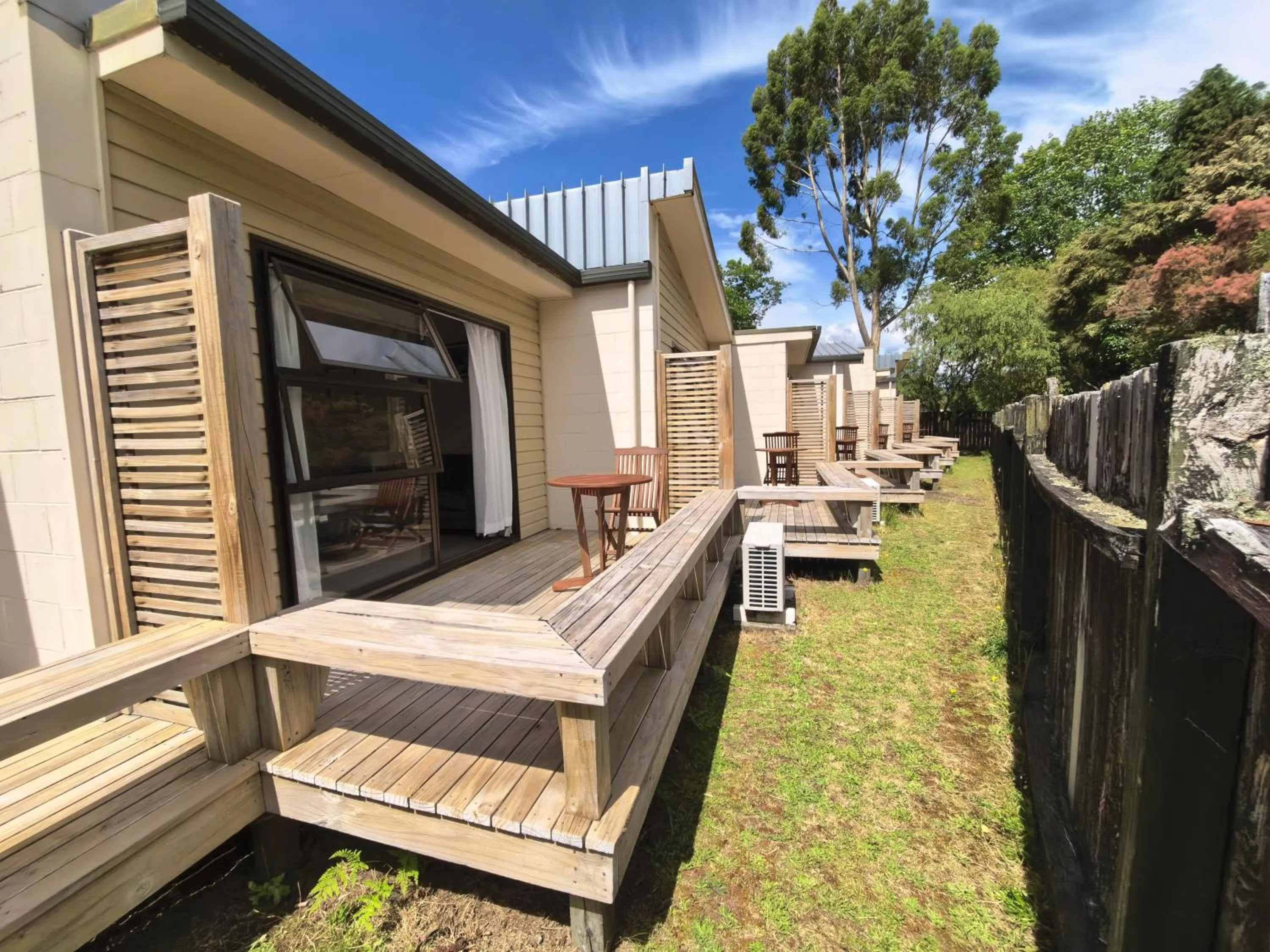 Balcony/Terrace in Judges Pool Motel Turangi