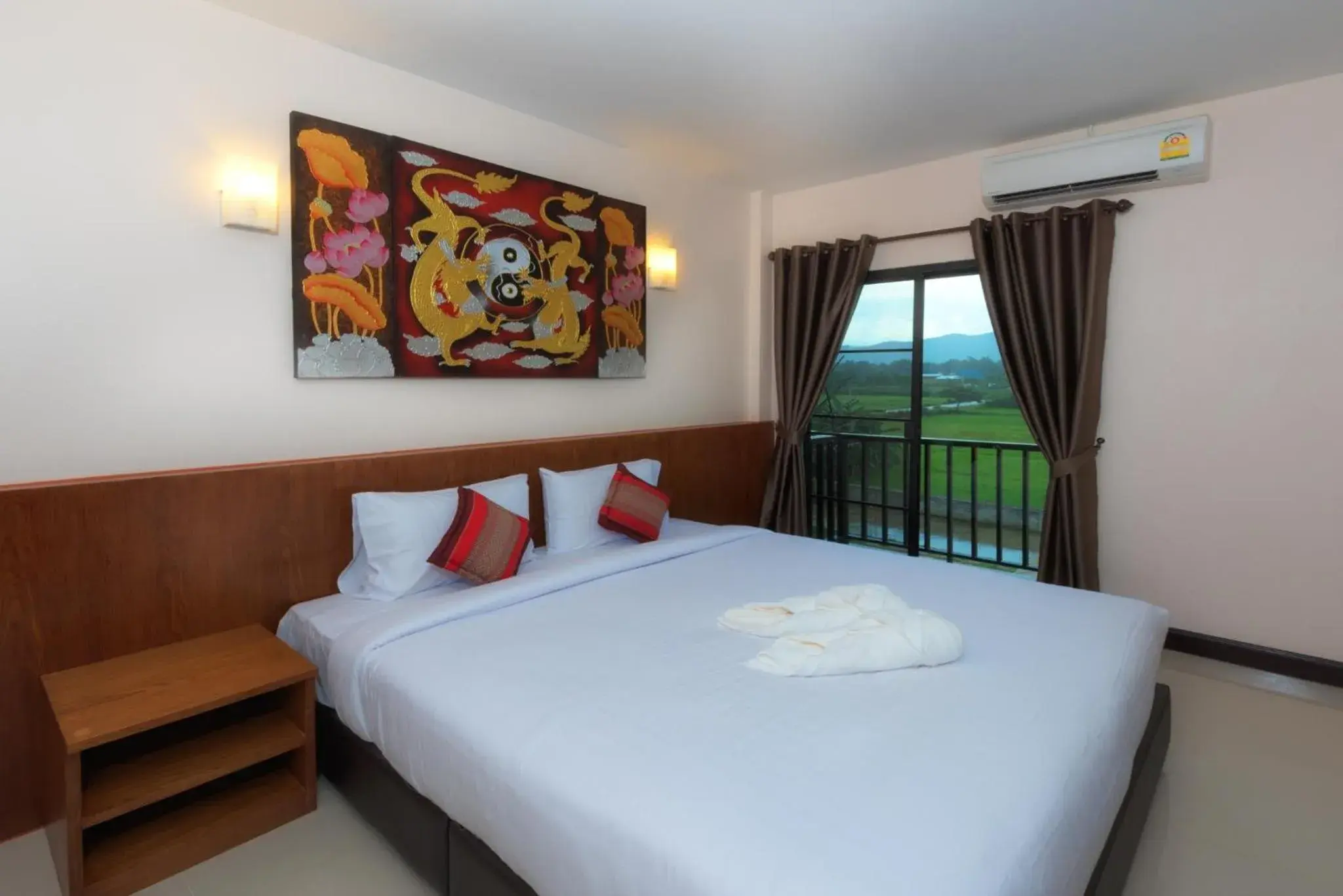 Photo of the whole room, Bed in Lampang Vintage Photo of the whole room, Bed in Lampang Vintage