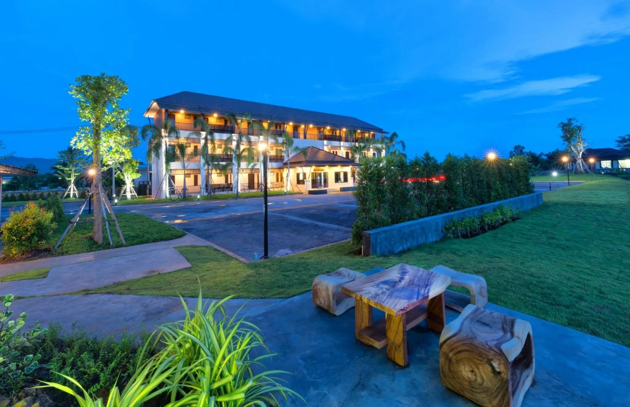 Natural landscape in Lampang Vintage