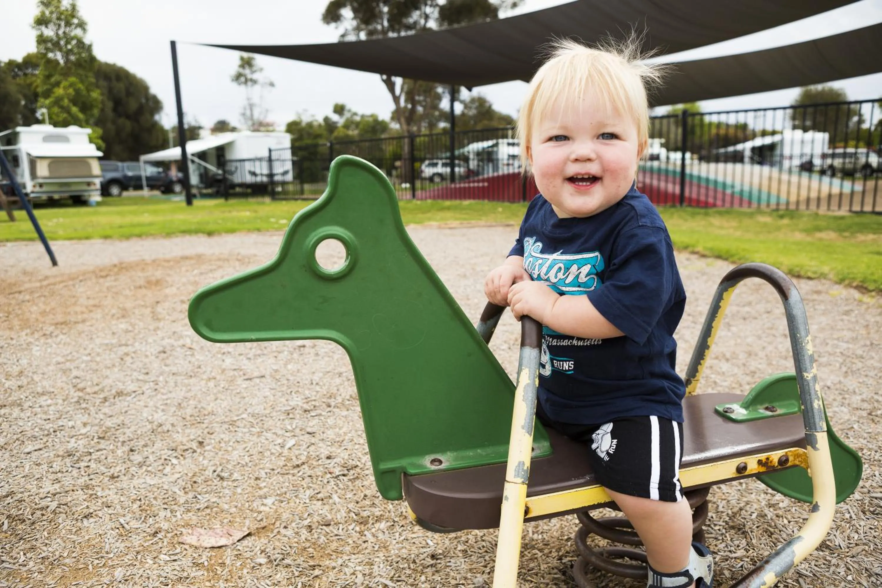 Children play ground in NRMA Eastern Beach Holiday Park