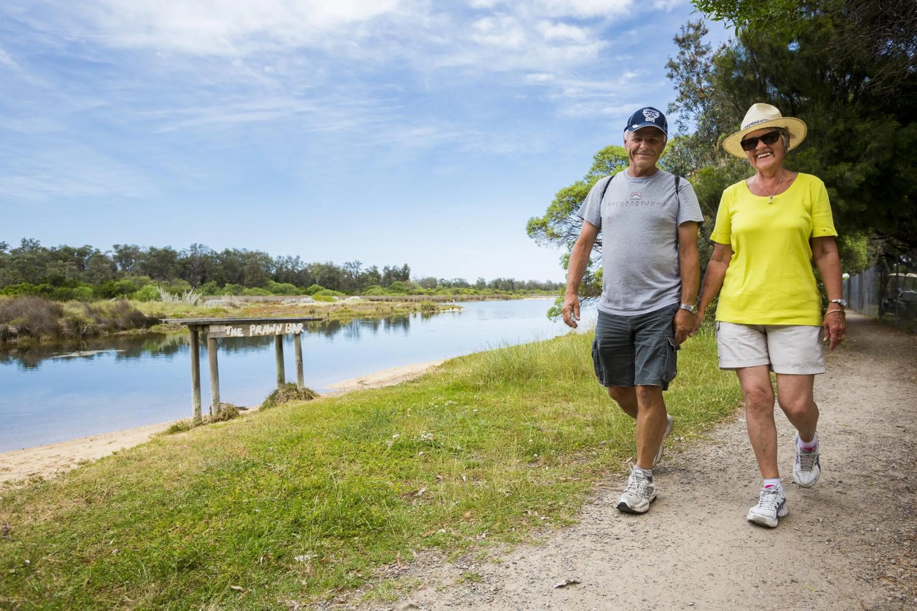People in NRMA Eastern Beach Holiday Park