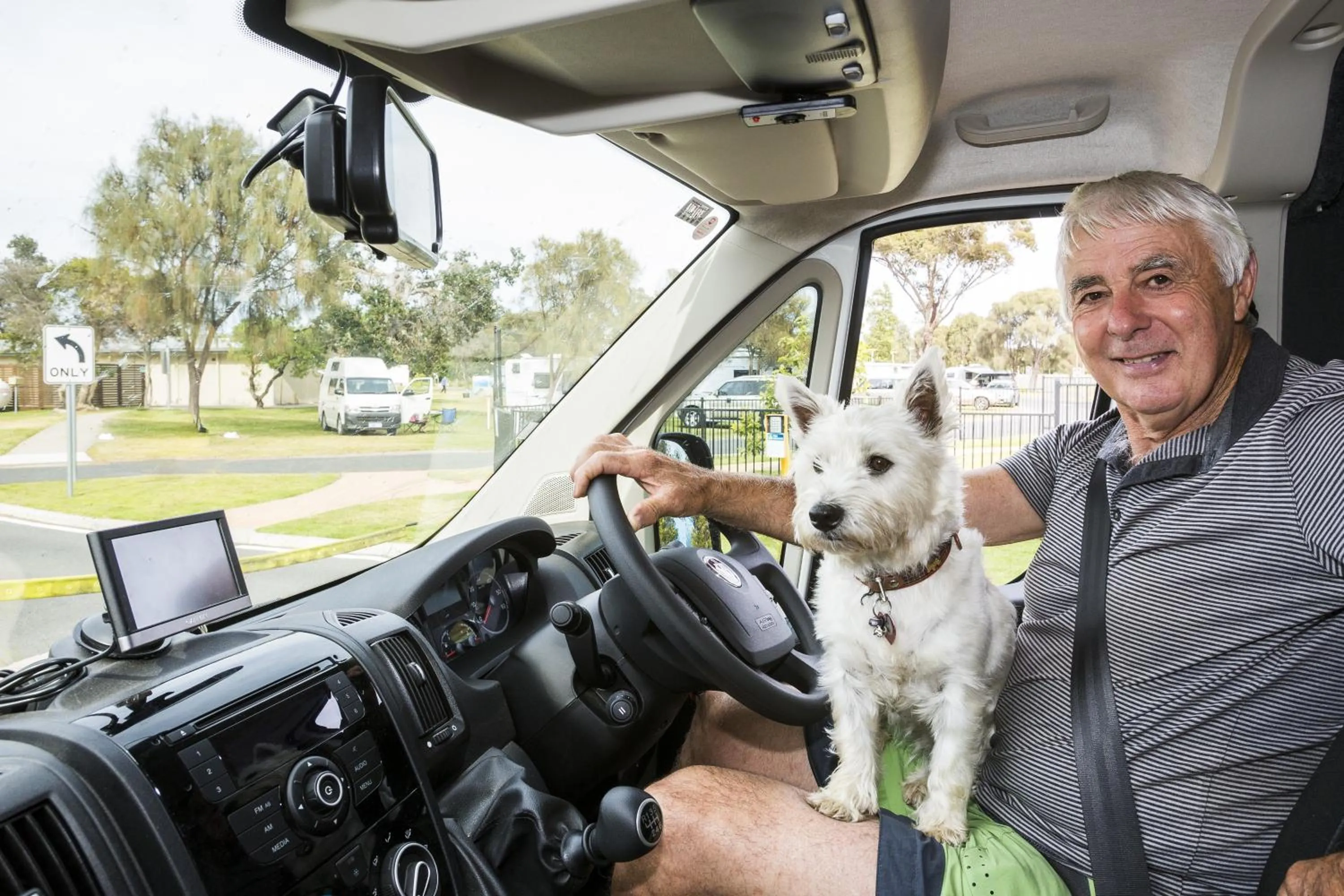 Staff in NRMA Eastern Beach Holiday Park