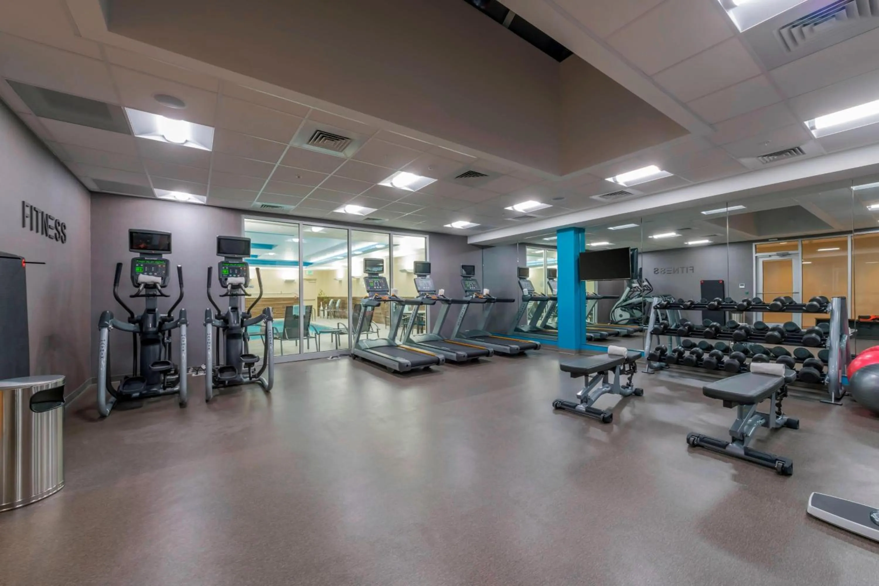 Fitness centre/facilities in Fairfield Inn & Suites by Marriott Boston Marlborough/Apex Center