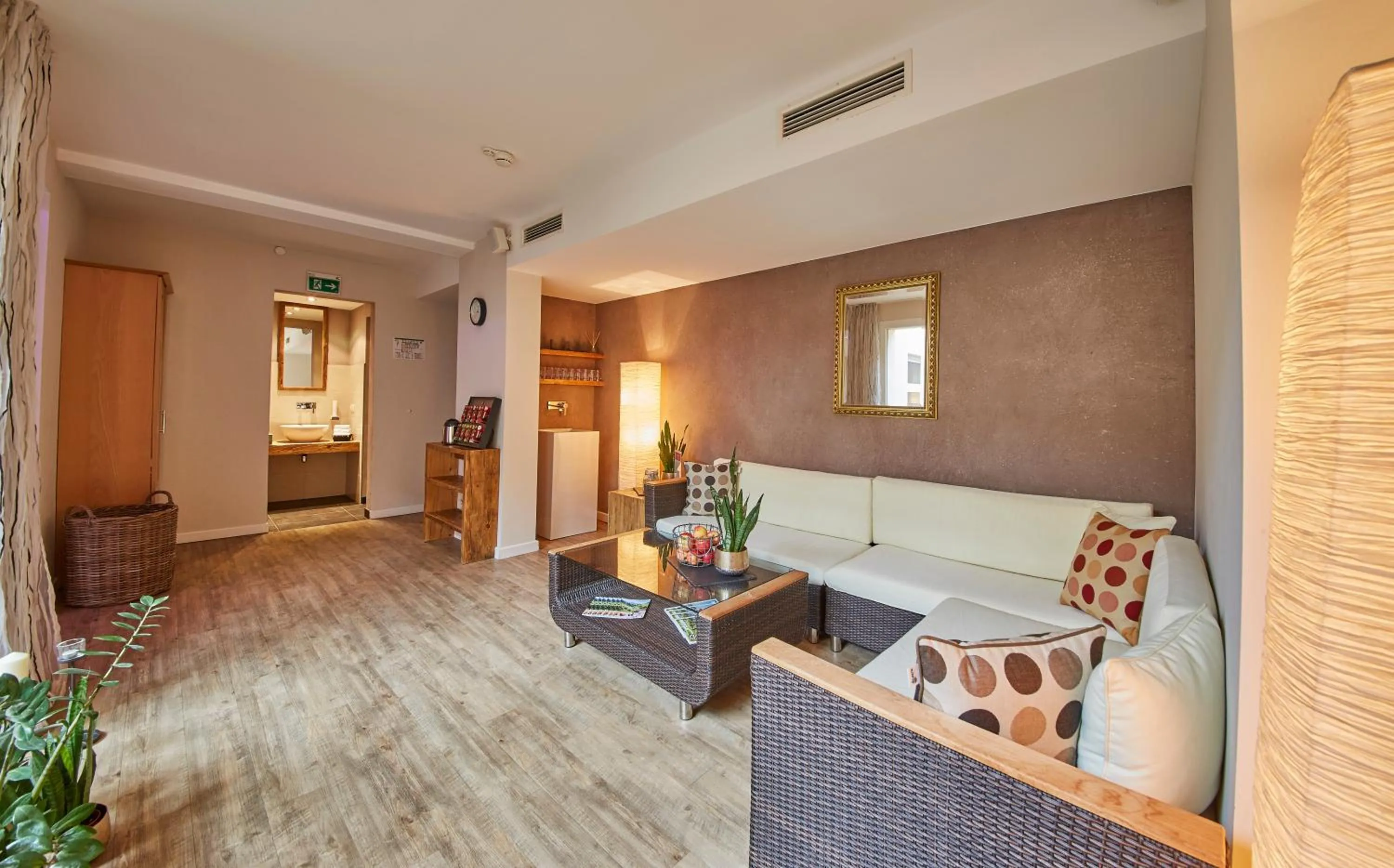 Seating area in Hotel Schachner