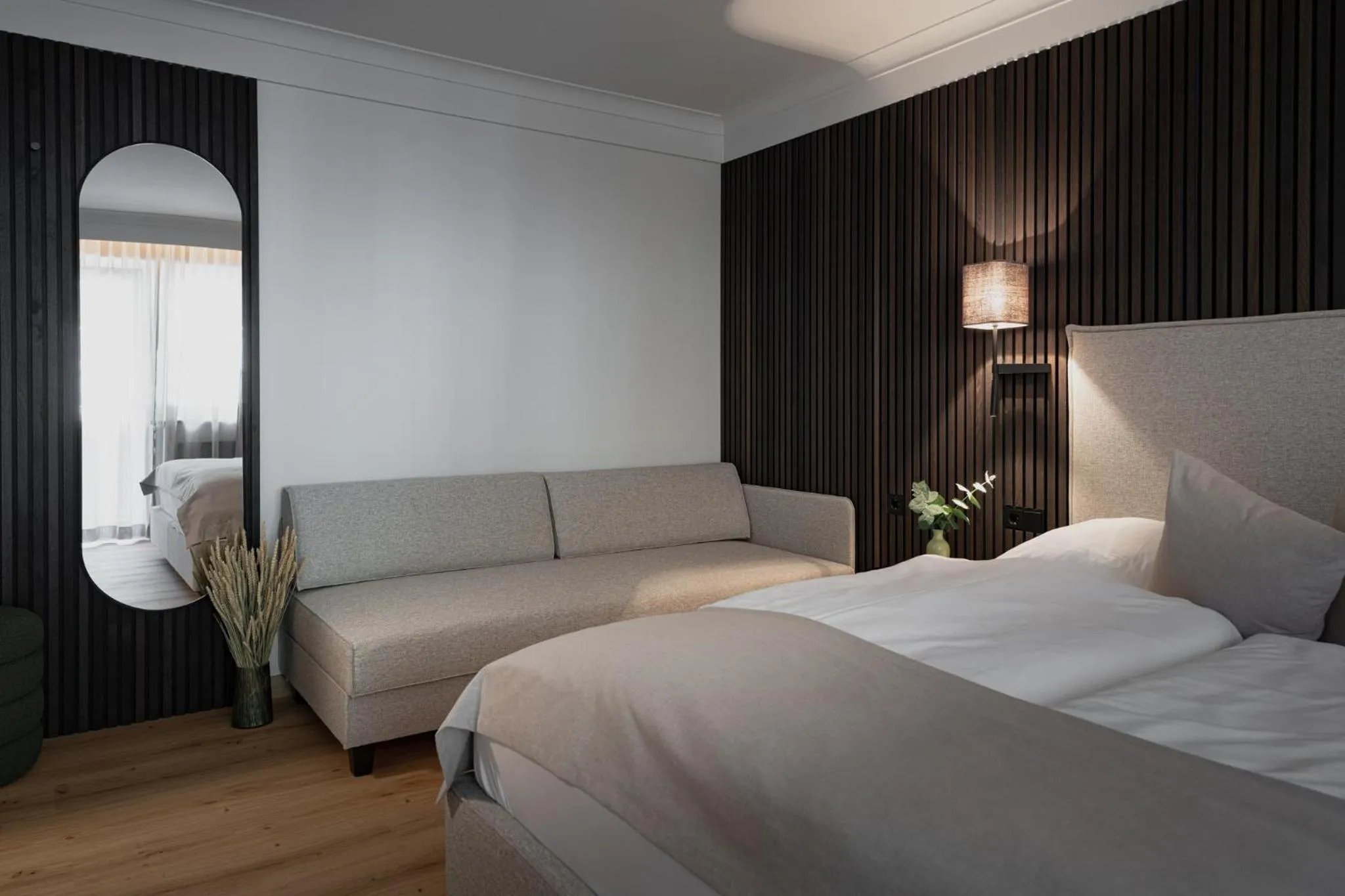 Bedroom, Bed in Hotel Schachner
