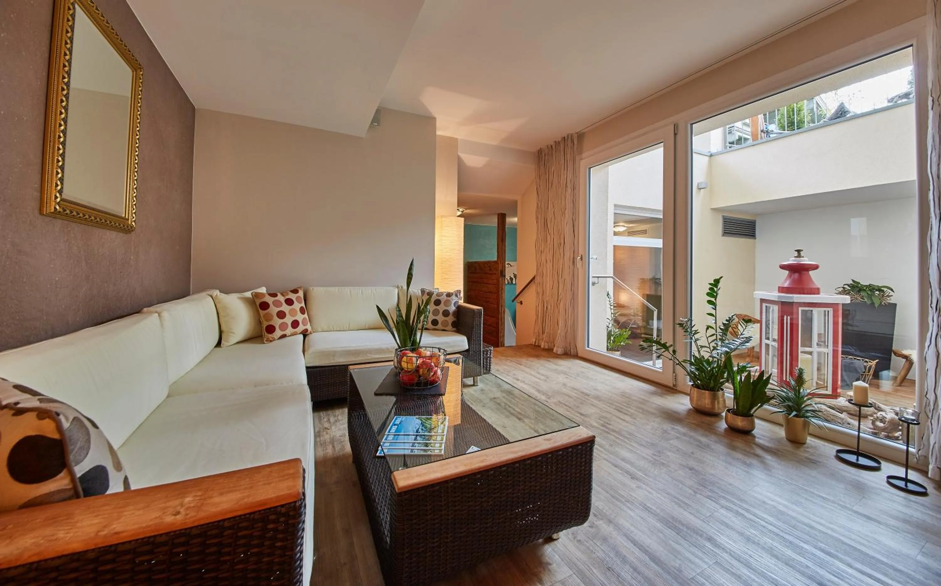 Seating area in Hotel Schachner
