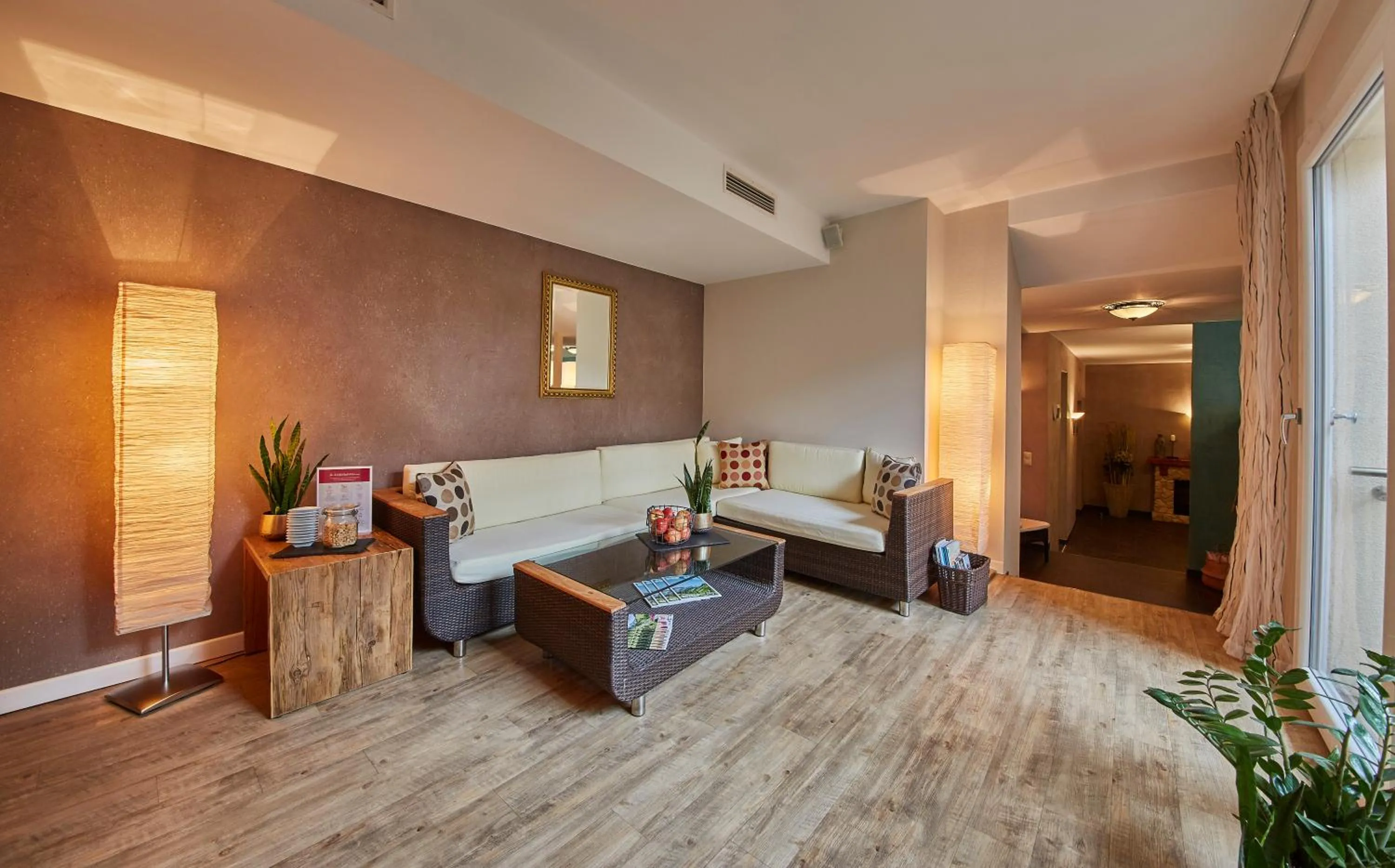 Seating area in Hotel Schachner