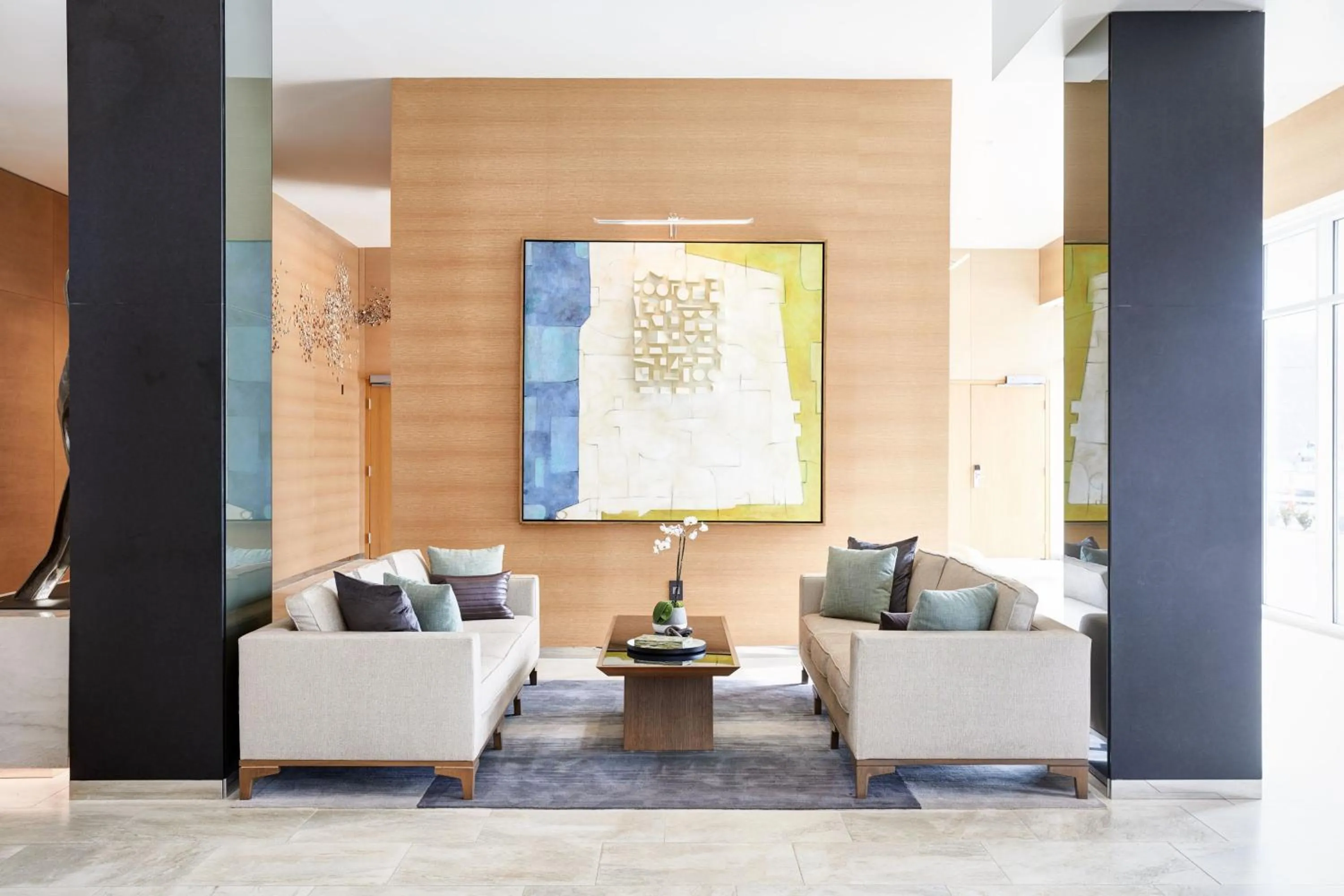 Lobby or reception in AC Hotel by Marriott Oklahoma City Bricktown