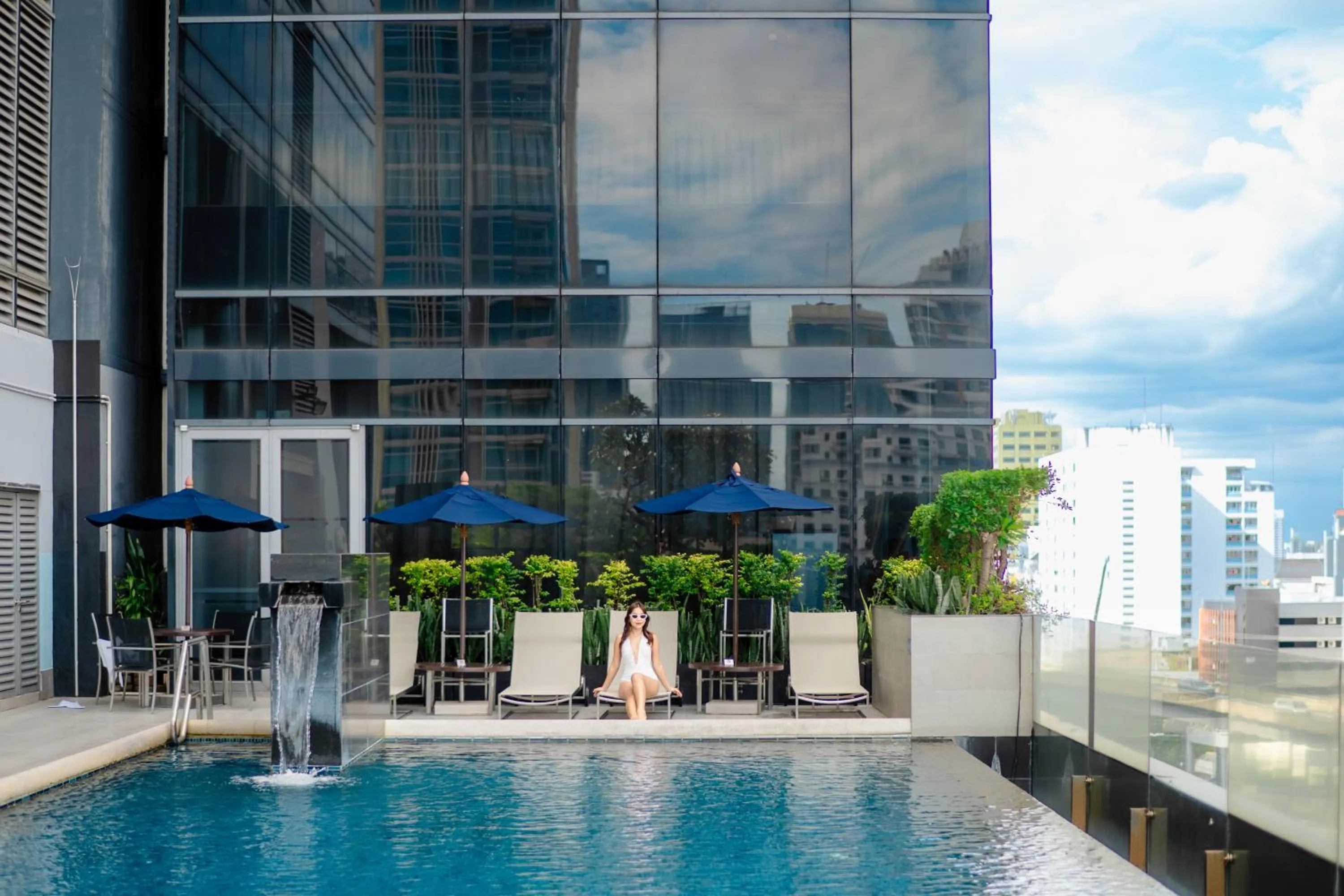 Swimming pool in Four Points by Sheraton Bangkok Ploenchit Sukhumvit