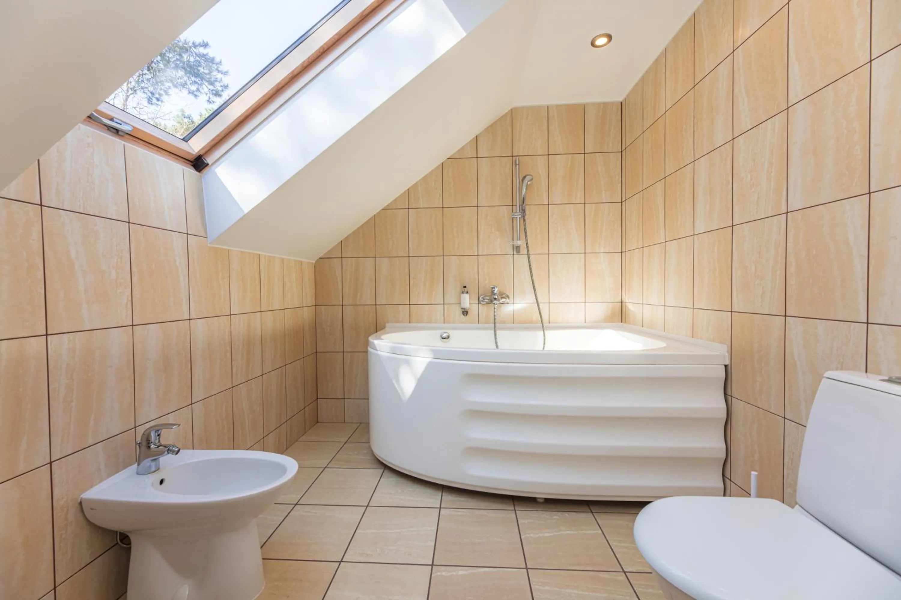 Bathroom in Senoji Hansa Hotel