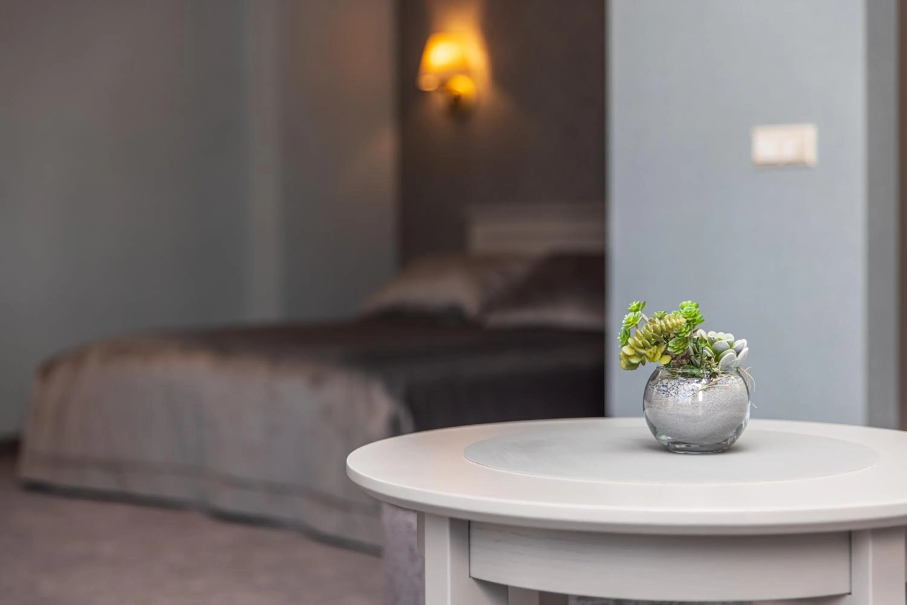 Seating area, Bed in Senoji Hansa Hotel