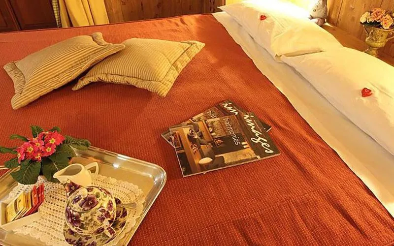 Bed in Hotel Lyshaus